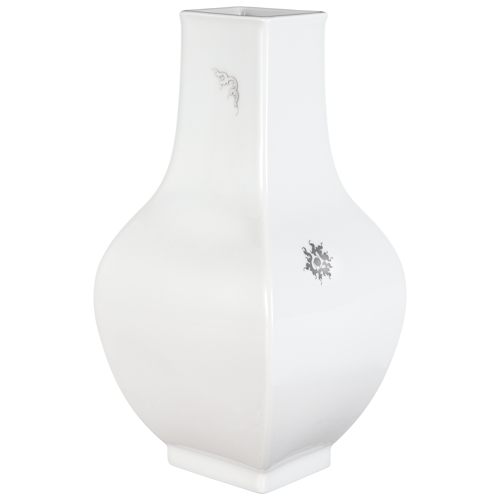 Vase, groß, "Ming Dragon Purple", H 25,5 cm | Meissen Vasen - Kollektion 33A221 - 50262 - Meissen Weimar