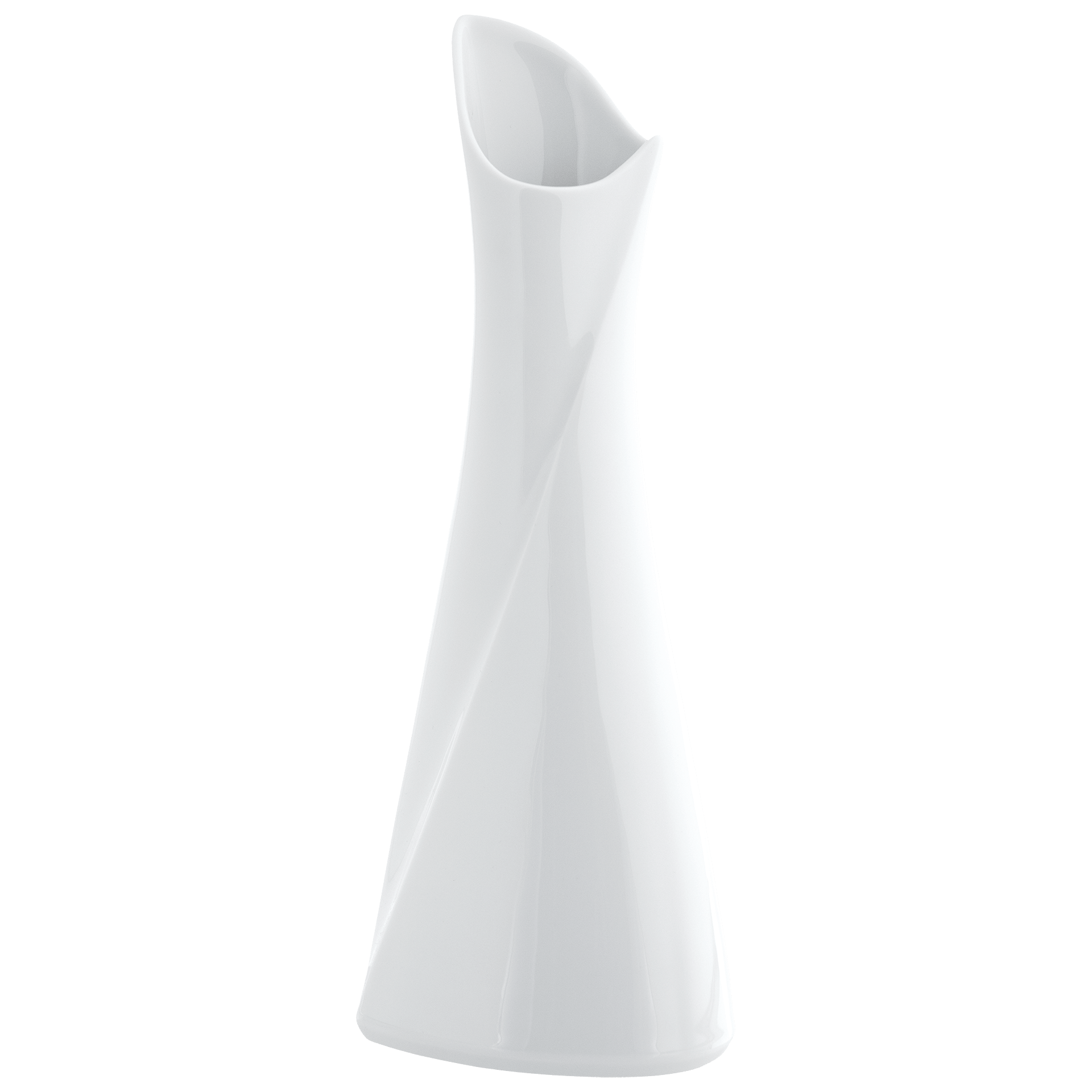 Vase, groß, Weiß, H 33 cm | Vasen - Kollektion 000001 - 50591 - Meissen Weimar