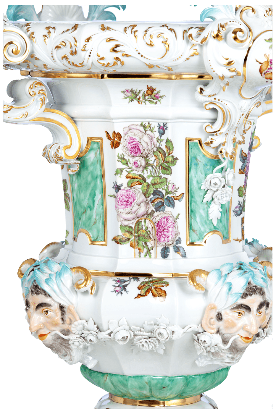Vase, Groteske, H 120 cm | Meissen Limitierte Meisterwerke 209084 - 81m09 - Meissen Weimar