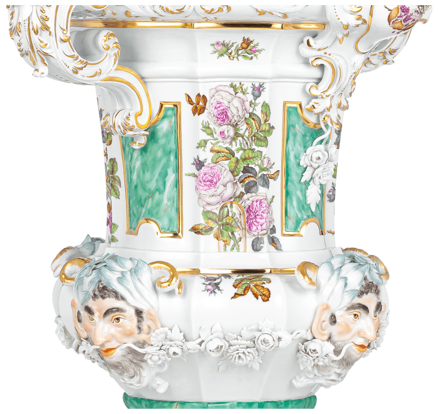 Vase, Groteske, H 120 cm | Meissen Limitierte Meisterwerke 209084 - 81m09 - Meissen Weimar
