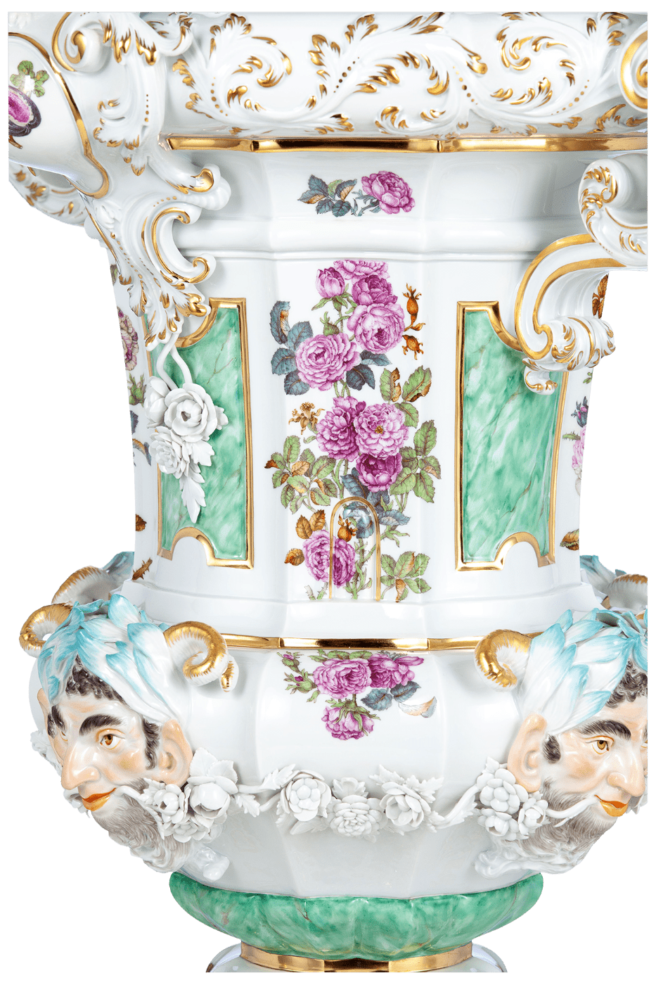 Vase, Groteske, H 120 cm | Meissen Limitierte Meisterwerke 209084 - 81m09 - Meissen Weimar