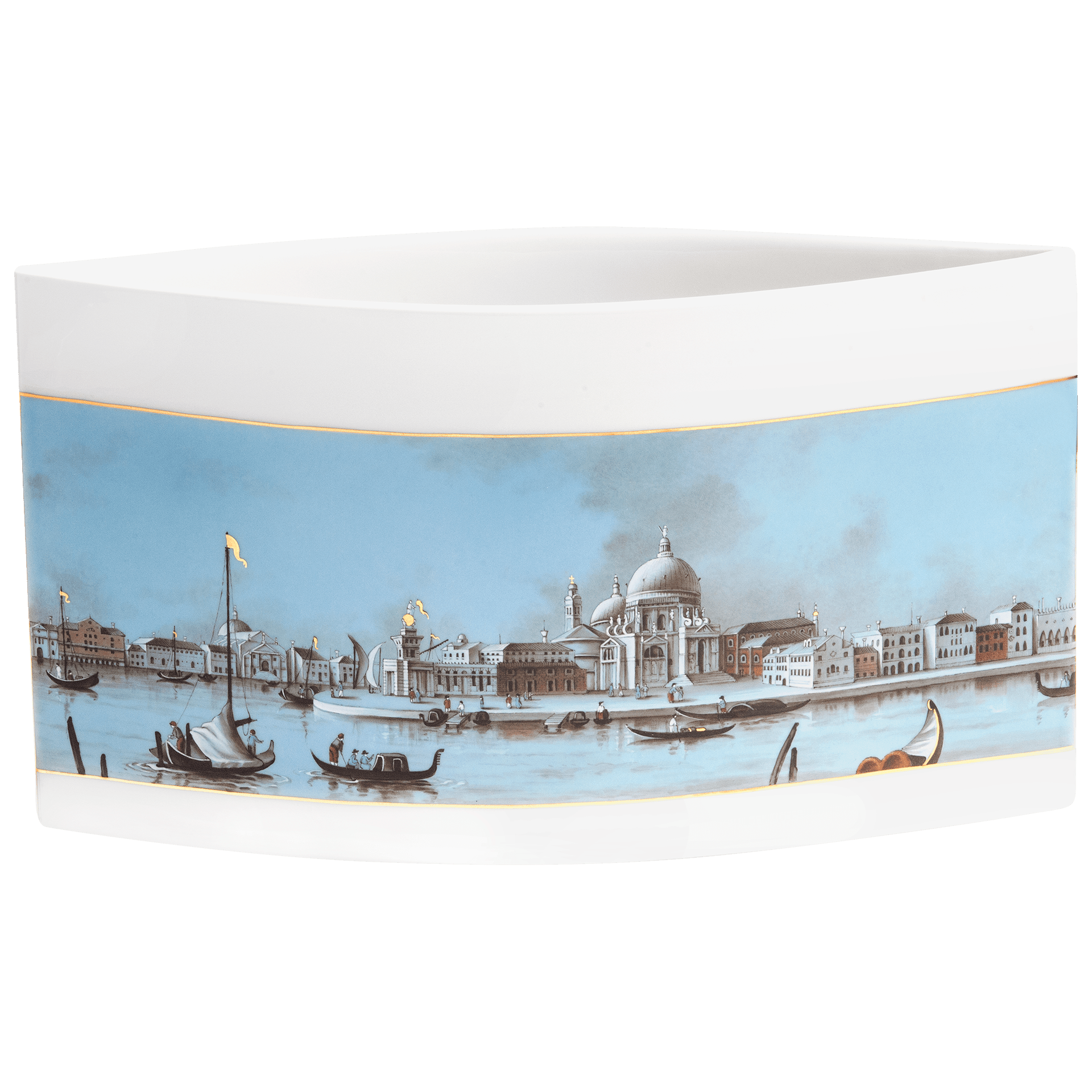 Vase, H 16 cm | Meissen Winter in Venedig 29A984 - 54959 - Meissen Weimar