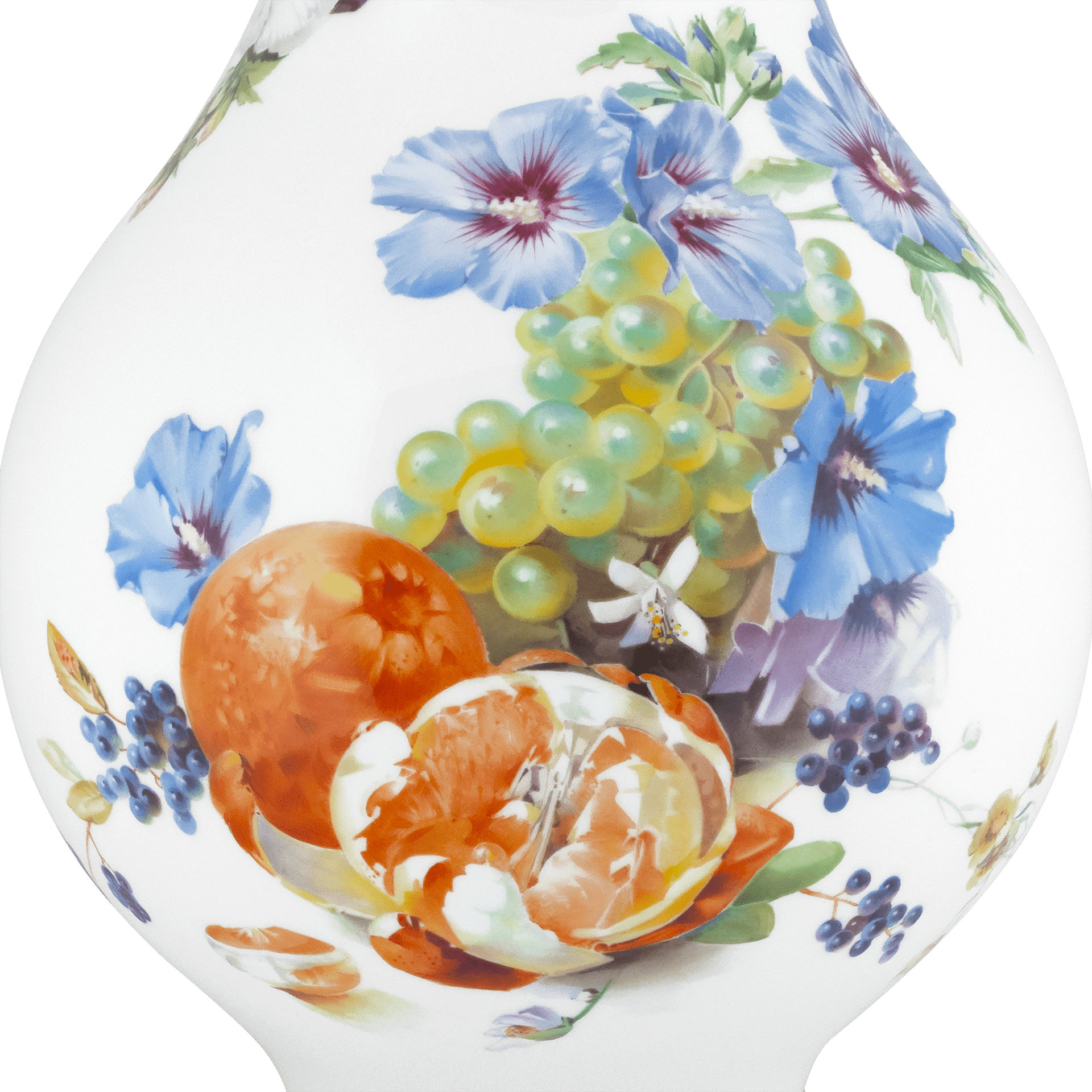 Vase "Hibiskus mit Früchten", Lim. 25, H 44 cm | Meissen Limitierte Meisterwerke 25B184-51931 - Meissen Weimar