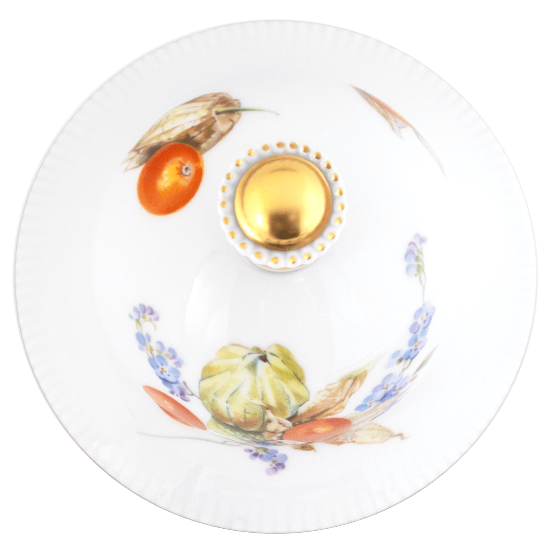 Vase "Hibiskus mit Früchten", Lim. 25, H 44 cm | Meissen Limitierte Meisterwerke 25B184-51931 - Meissen Weimar