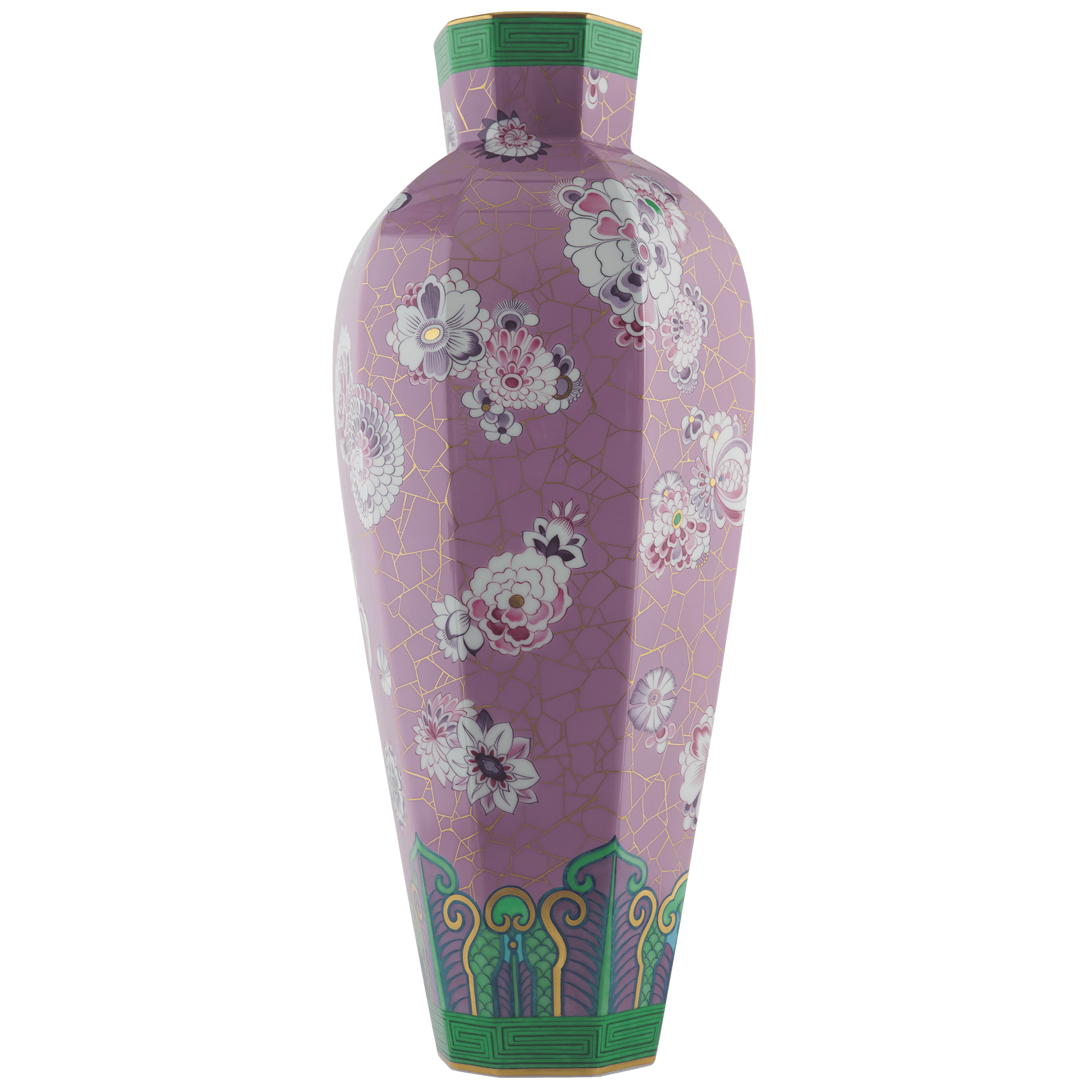 Vase "Indischer Garten", Lim. 25, H 51 cm | Meissen Limitierte Meisterwerke 48A084-50475 - Meissen Weimar