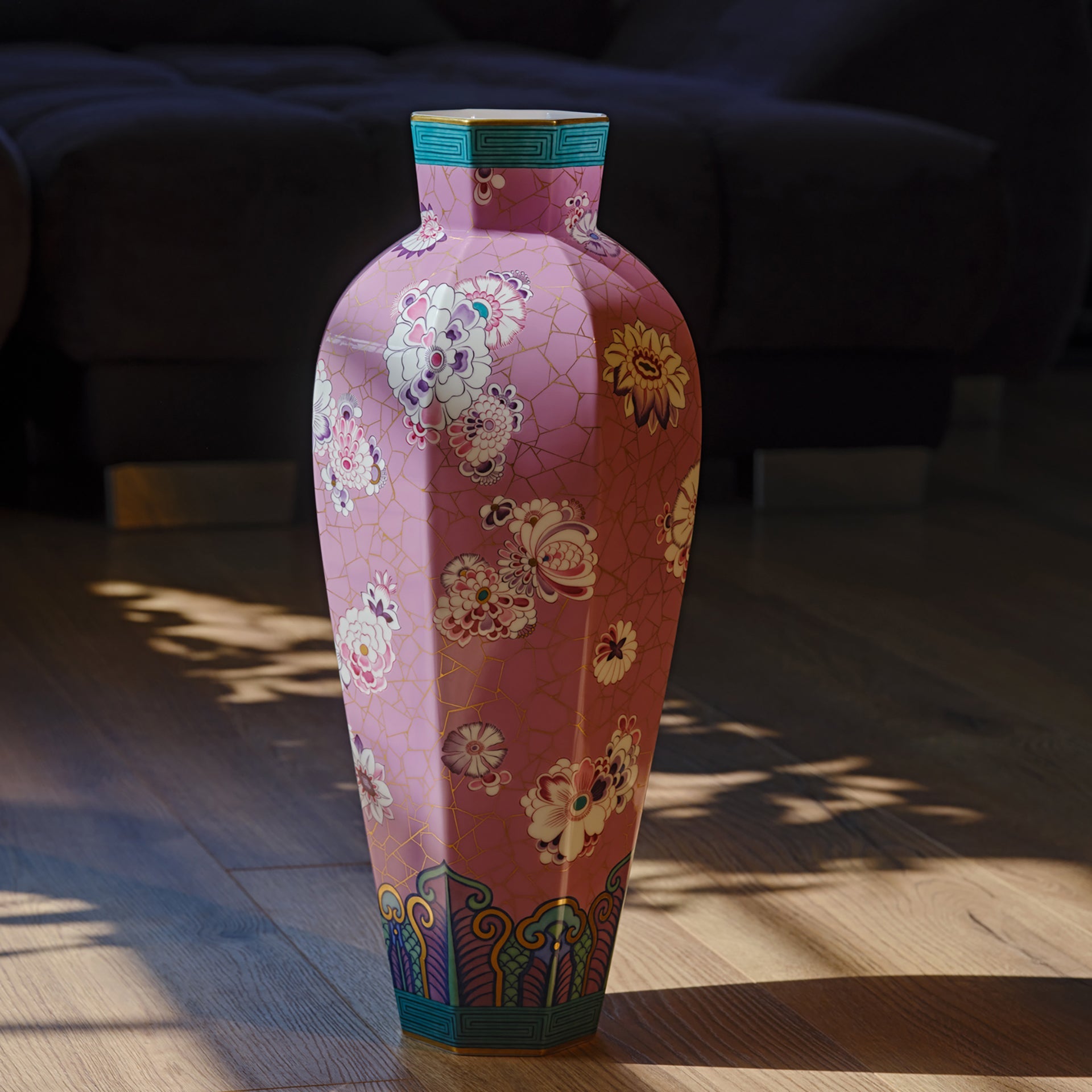 Vase "Indischer Garten", Lim. 25, H 51 cm | Meissen Limitierte Meisterwerke 48A084-50475 - Meissen Weimar