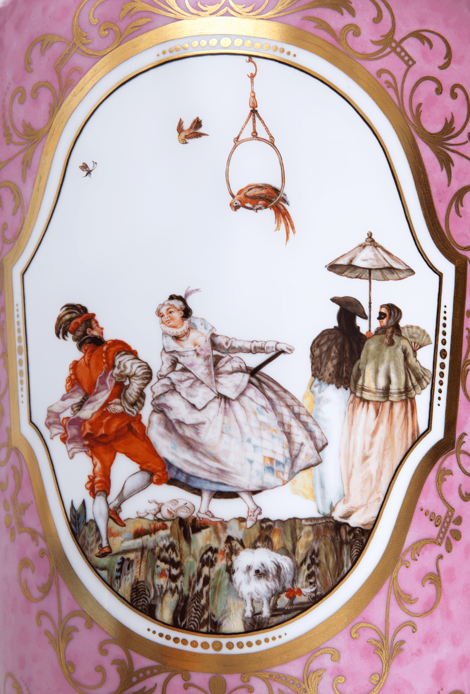 Vase Karneval, Bunt, H 62 cm | Meissen Limitierte Meisterwerke 276684 - 50480 - Meissen Weimar