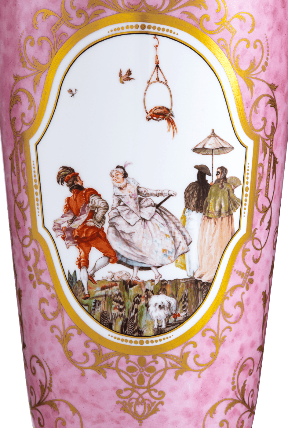 Vase Karneval, Bunt, H 62 cm | Meissen Limitierte Meisterwerke 276684 - 50480 - Meissen Weimar