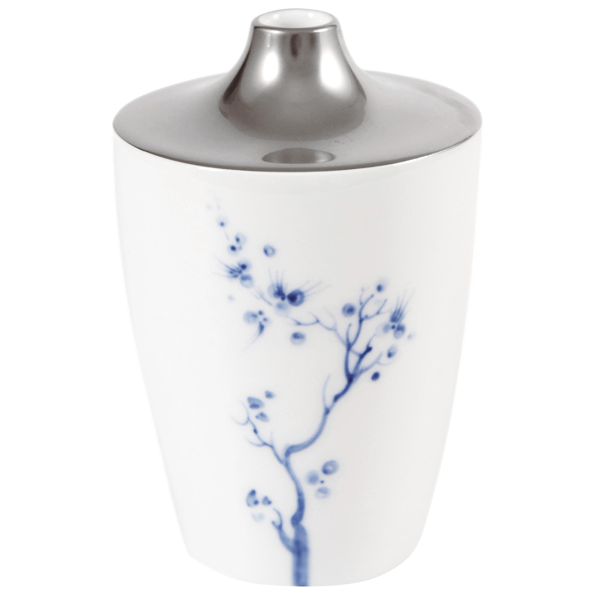 Vase, klein, Blue Orchid Platinum, H 11 cm | Meissen Cosmopolitan 99A230 - 50530 - Meissen Weimar