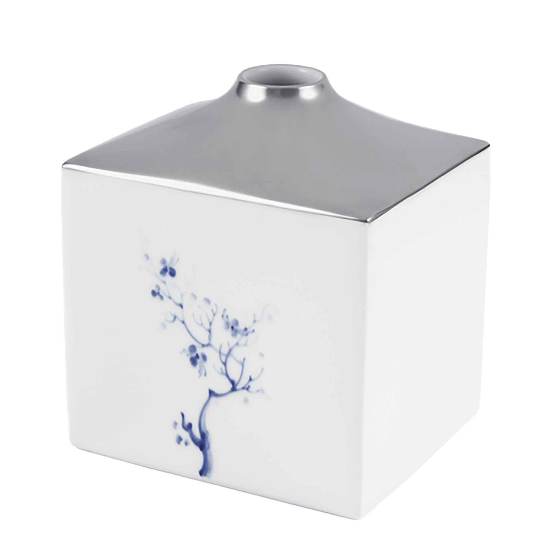 Vase, klein, Blue Orchid Platinum, H 13 cm | Meissen Cosmopolitan 99A230 - 50192 - Meissen Weimar