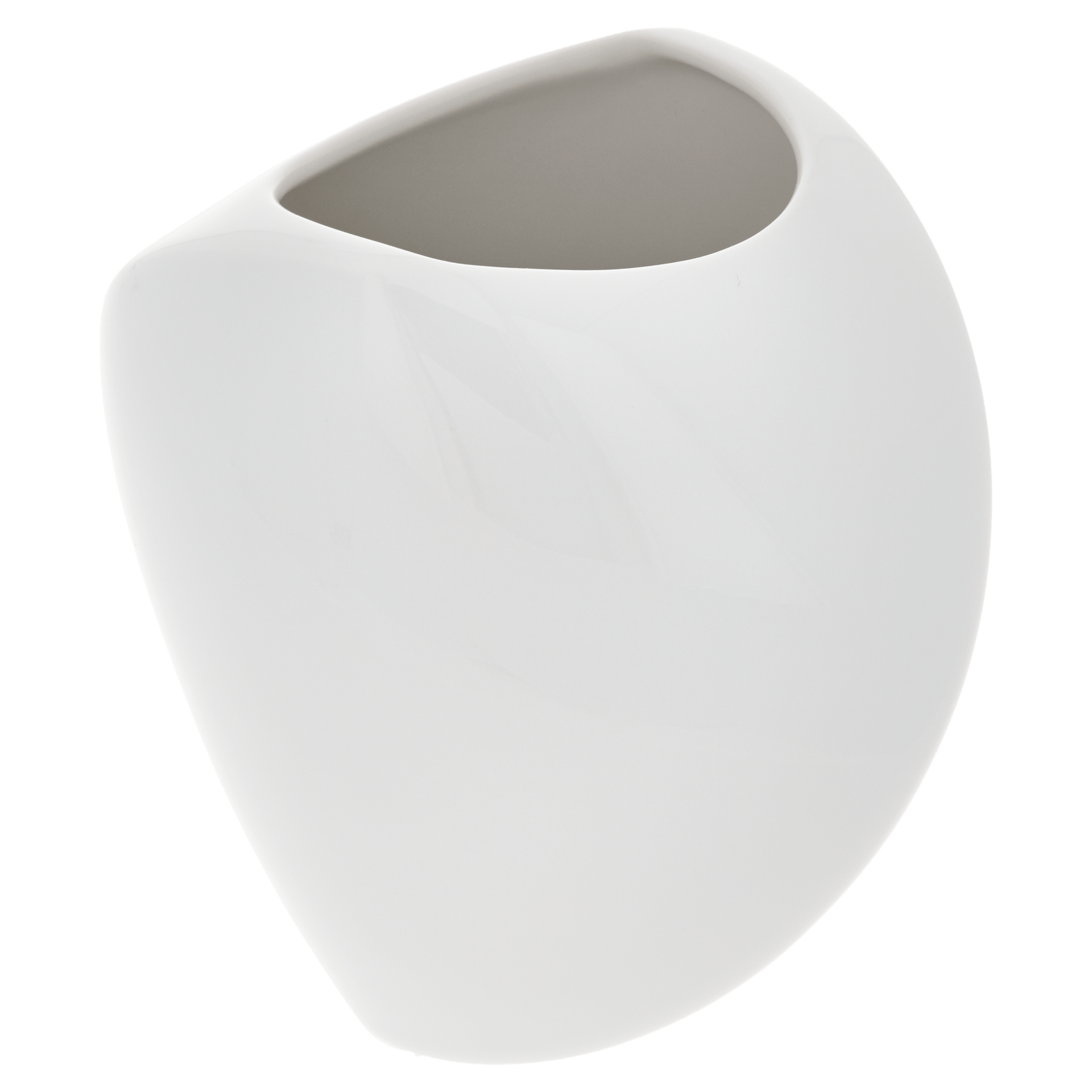 Vase, klein, Weiß, H 12 cm | Vasen - Kollektion - Steinvase 000001 - 50107 - Meissen Weimar