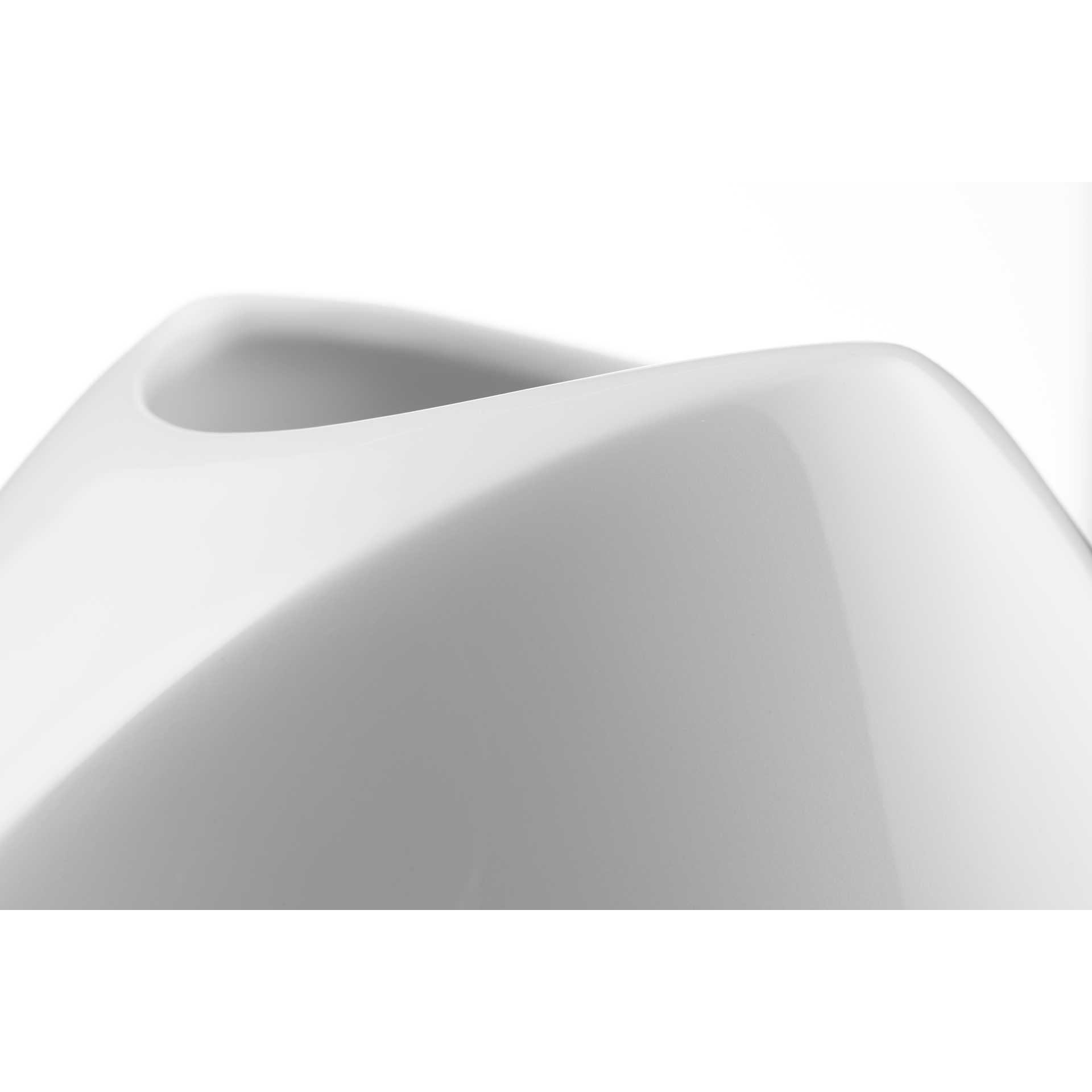 Vase, klein, Weiß, H 12 cm | Vasen - Kollektion - Steinvase 000001 - 50107 - Meissen Weimar