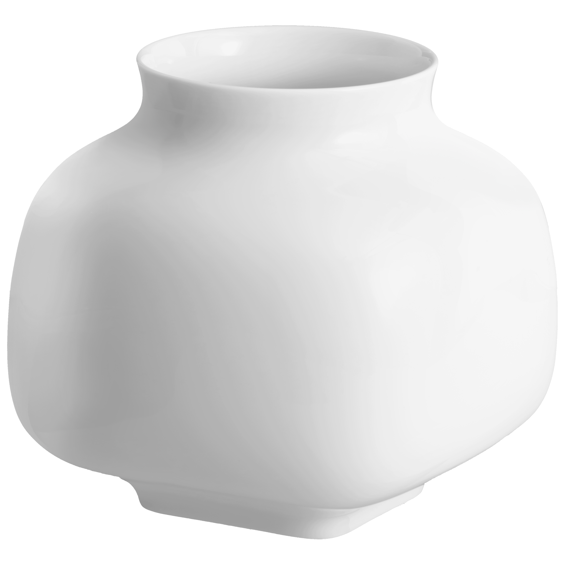 Vase, klein, Weiß, H 17,5 cm | Meissen Nova 000001 - 50572 - Meissen Weimar