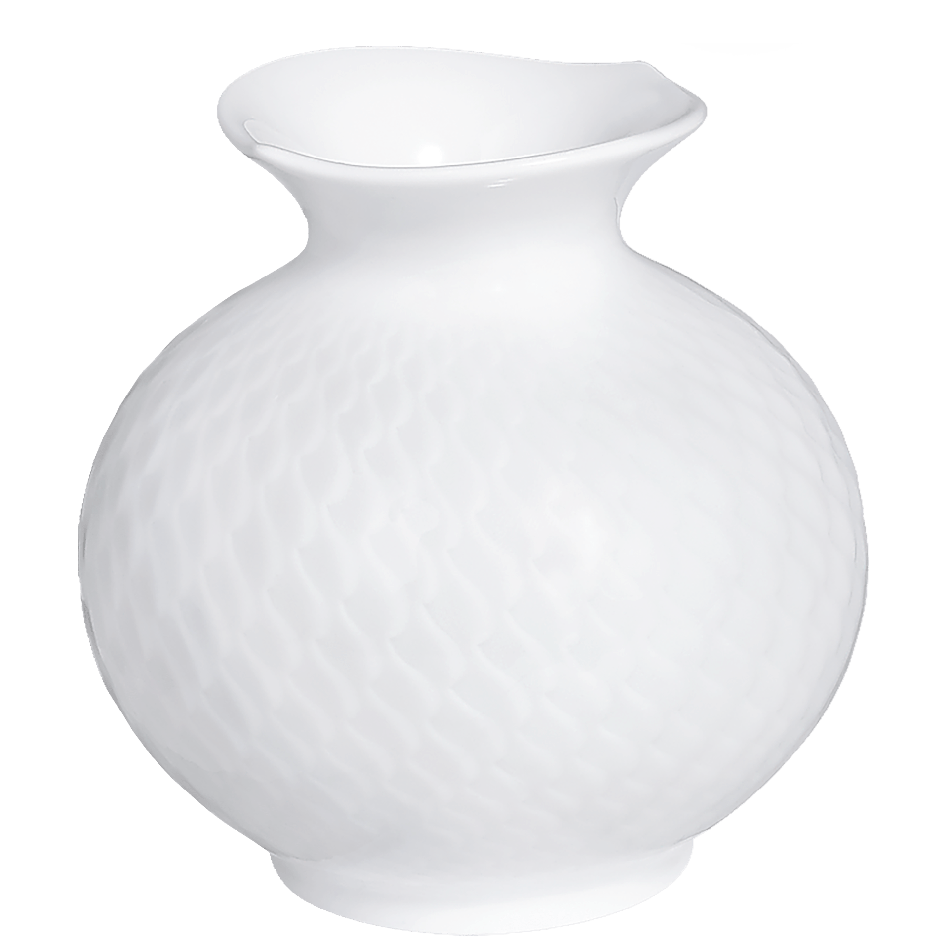 Vase, klein, Weiß, H 9 cm | Accessoires Meissen Wellenspiel Relief 000001 - 50143 - Meissen Weimar