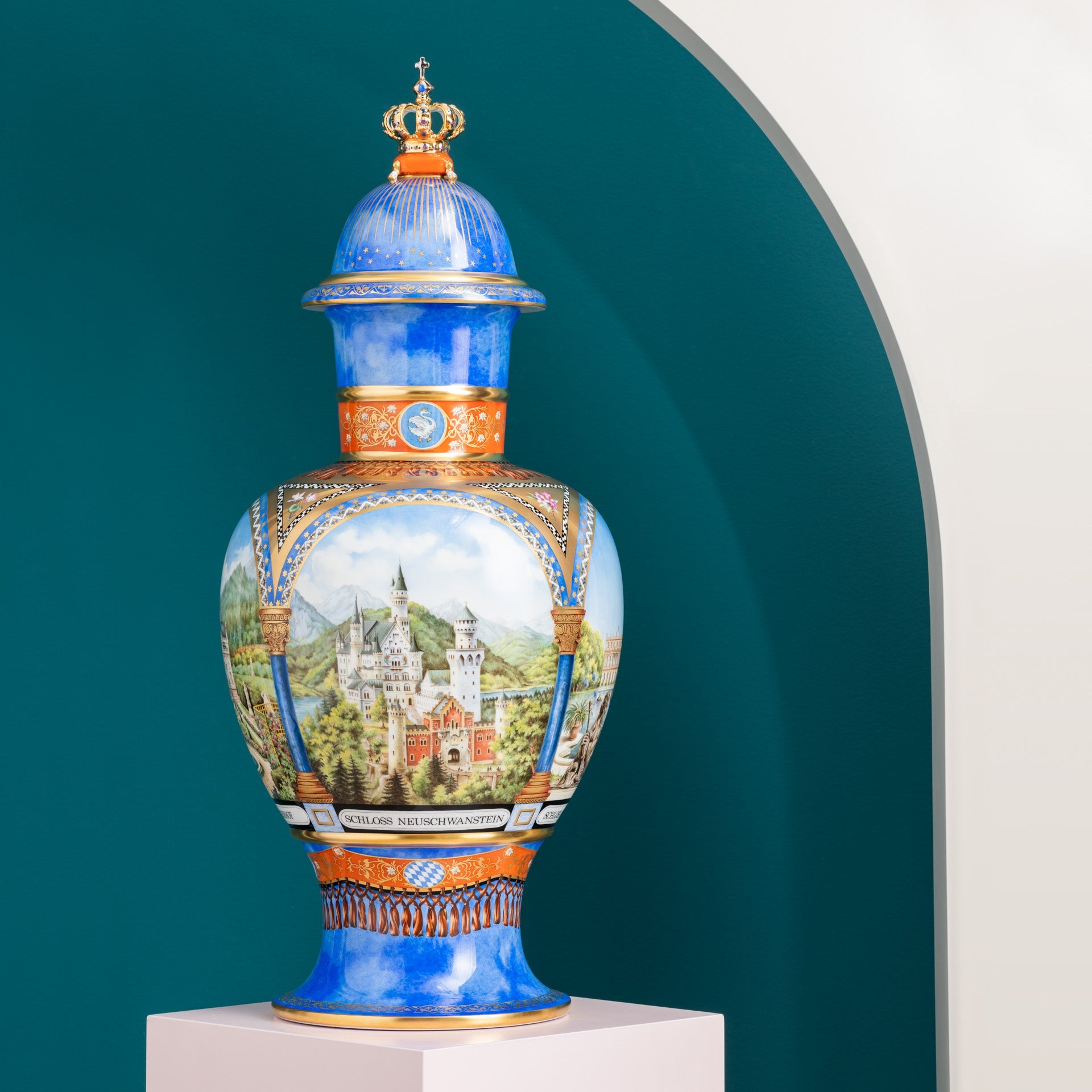 Vase König Ludwig, Limitiert, H 69 cm | Meissen Limitierte Meisterwerke 277284 - 51328 - Meissen Weimar