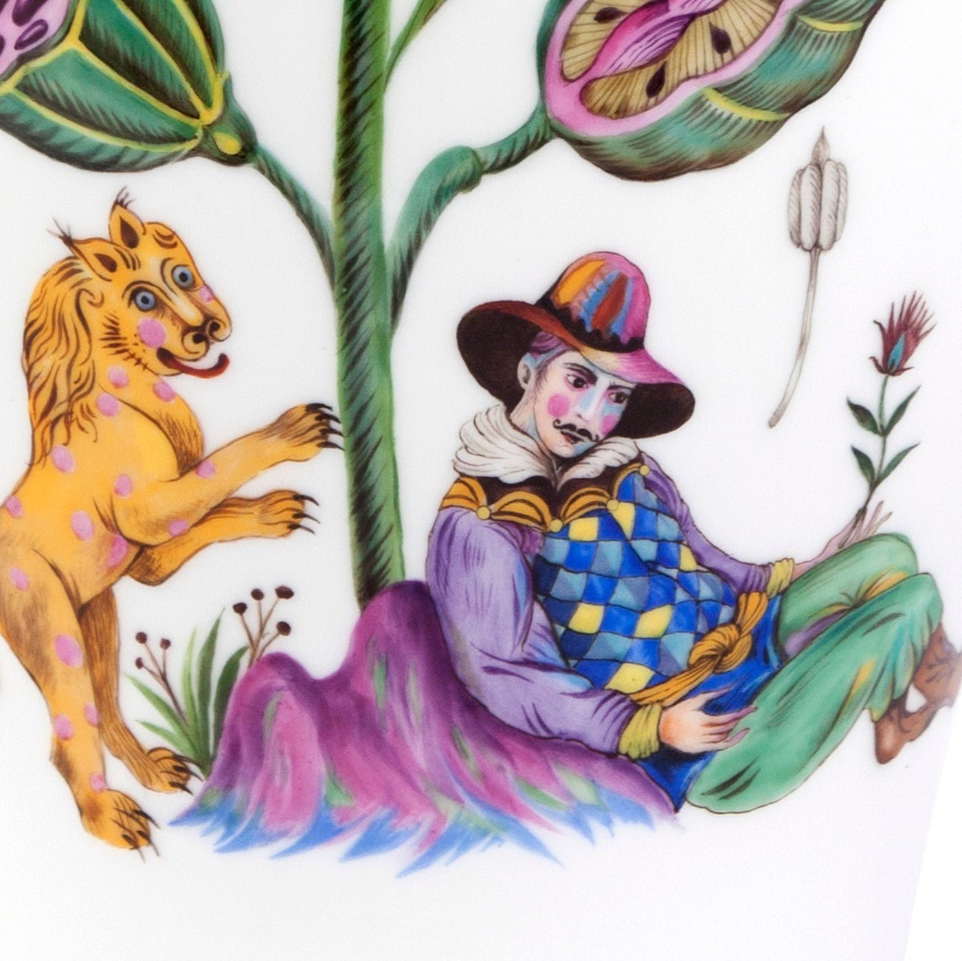 Vase Lion Garden H 34,5 cm | Meissen Vasen Kollektion 65c055 - 50330 - Meissen Weimar