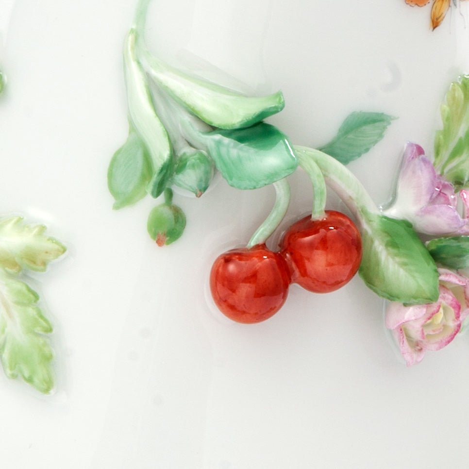 Vase mit Blütenbelag, Weiß, H 26 cm | Meissen Limitierte Meisterwerke 908284 - 82800 - Meissen Weimar