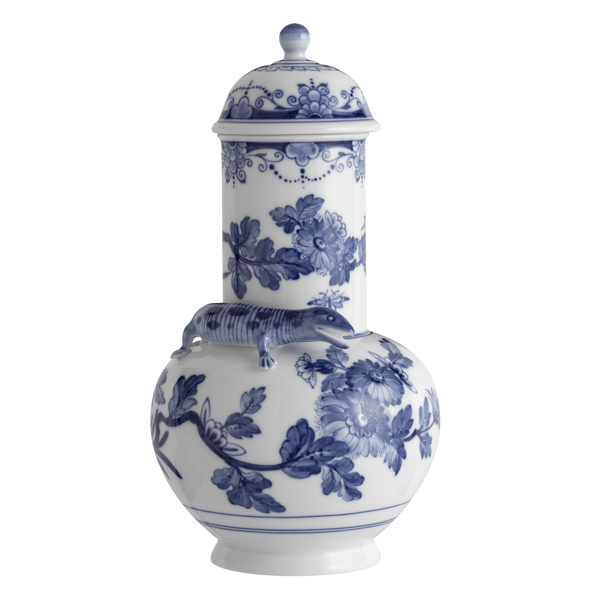 Vase mit Eidechse, H 24 cm | Vase mit Eidechse 82A182 - 51322 - Meissen Weimar