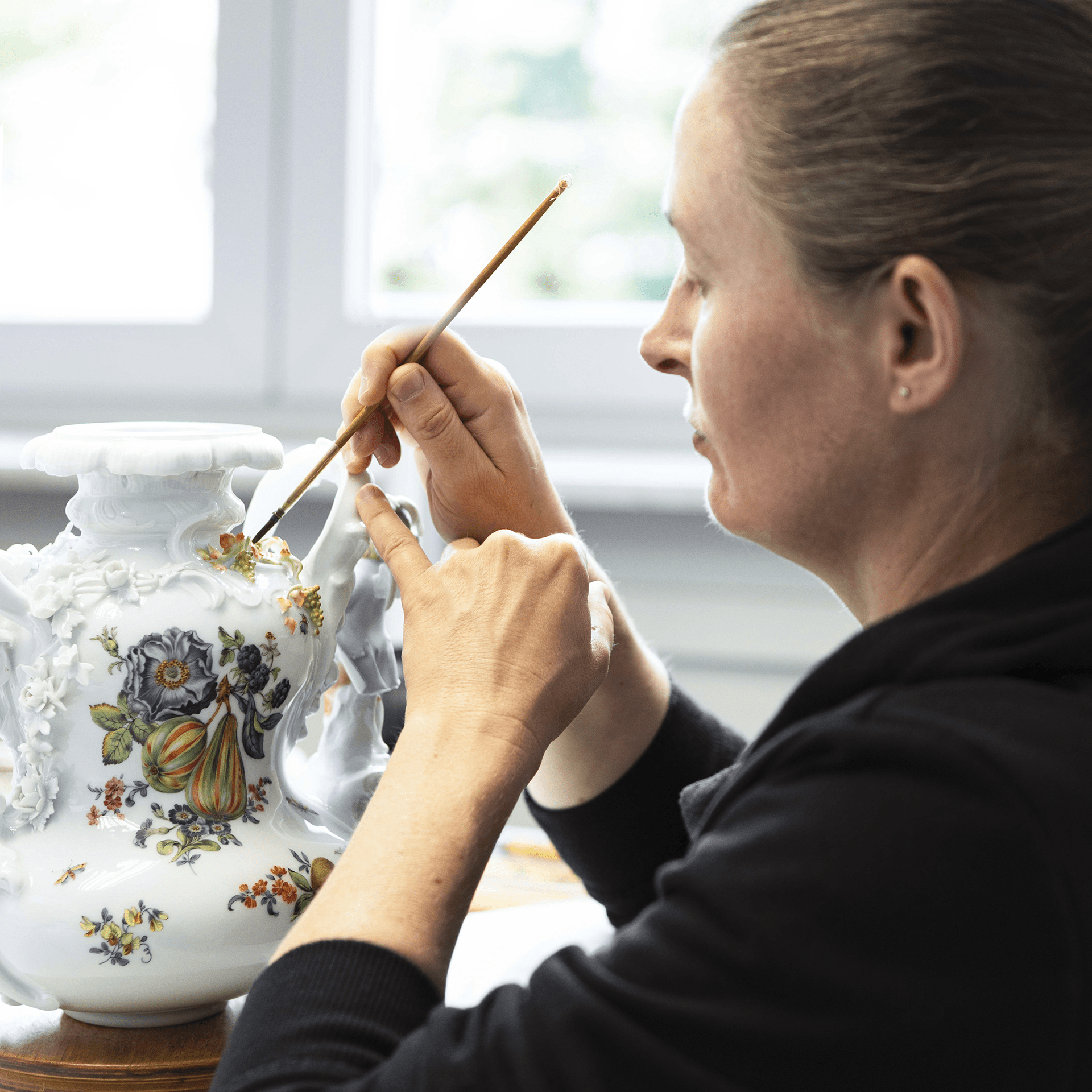 Vase mit kleinen Amoretten, Porzellan, H 43 cm, limitiert 15 Stück | Meissen Limitierte Meisterwerke 90b884-81m17 - Meissen Weimar