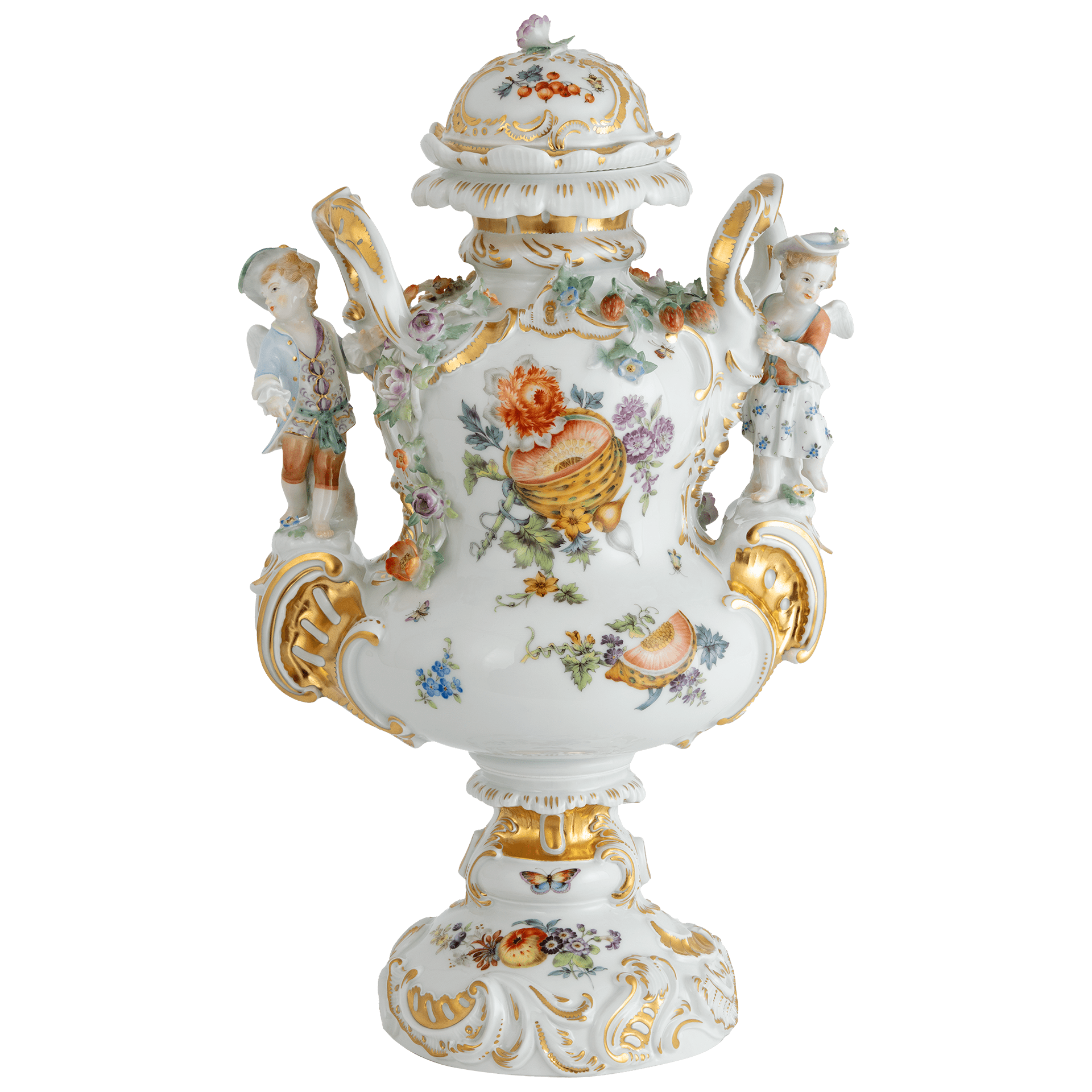 Vase mit kleinen Amoretten, Porzellan, H 43 cm, limitiert 15 Stück | Meissen Limitierte Meisterwerke 90b884-81m17 - Meissen Weimar