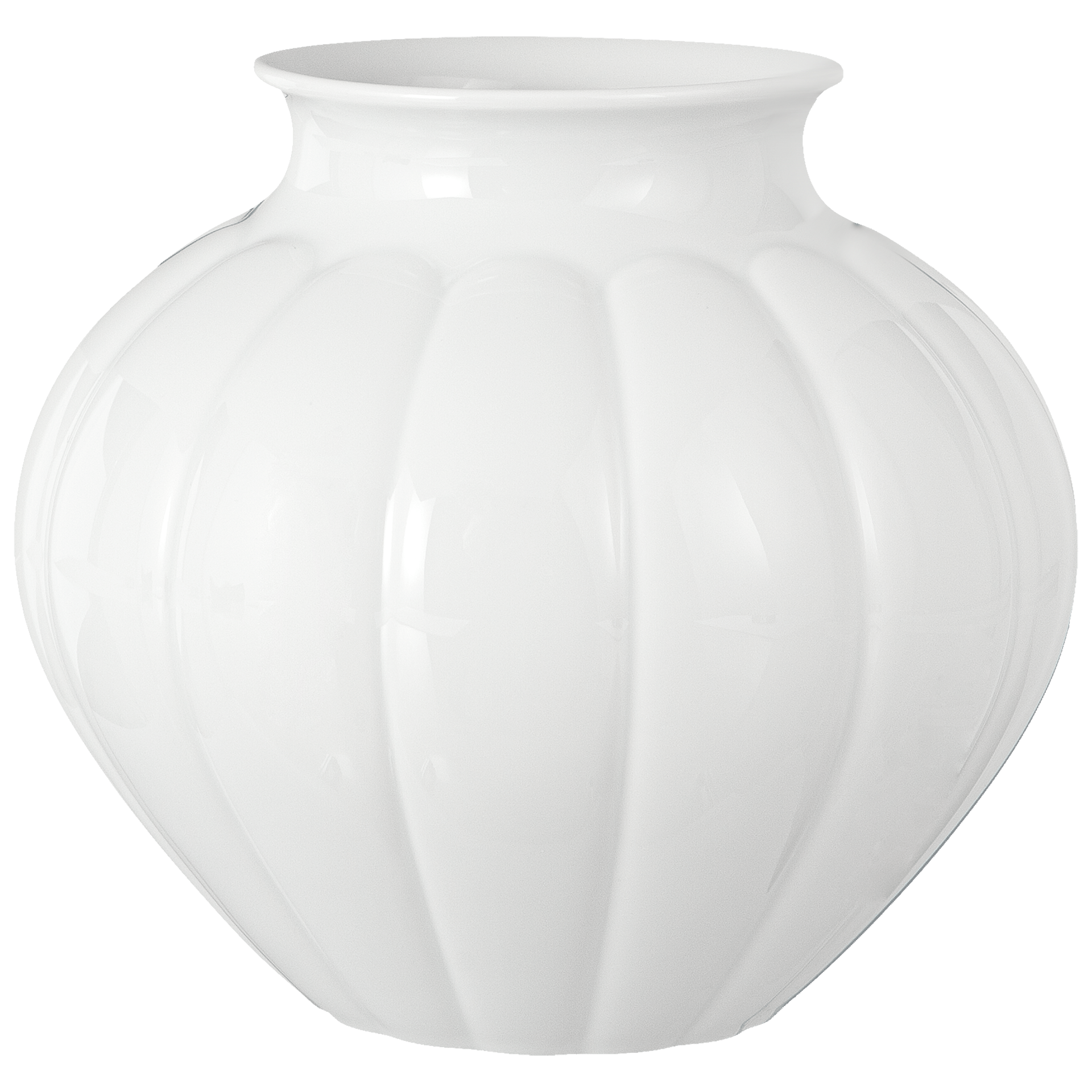 Vase, mittel, Weiß, H 17 cm | Meissen Vasen - Kollektion "Landscape" 000001 - 50570 - Meissen Weimar