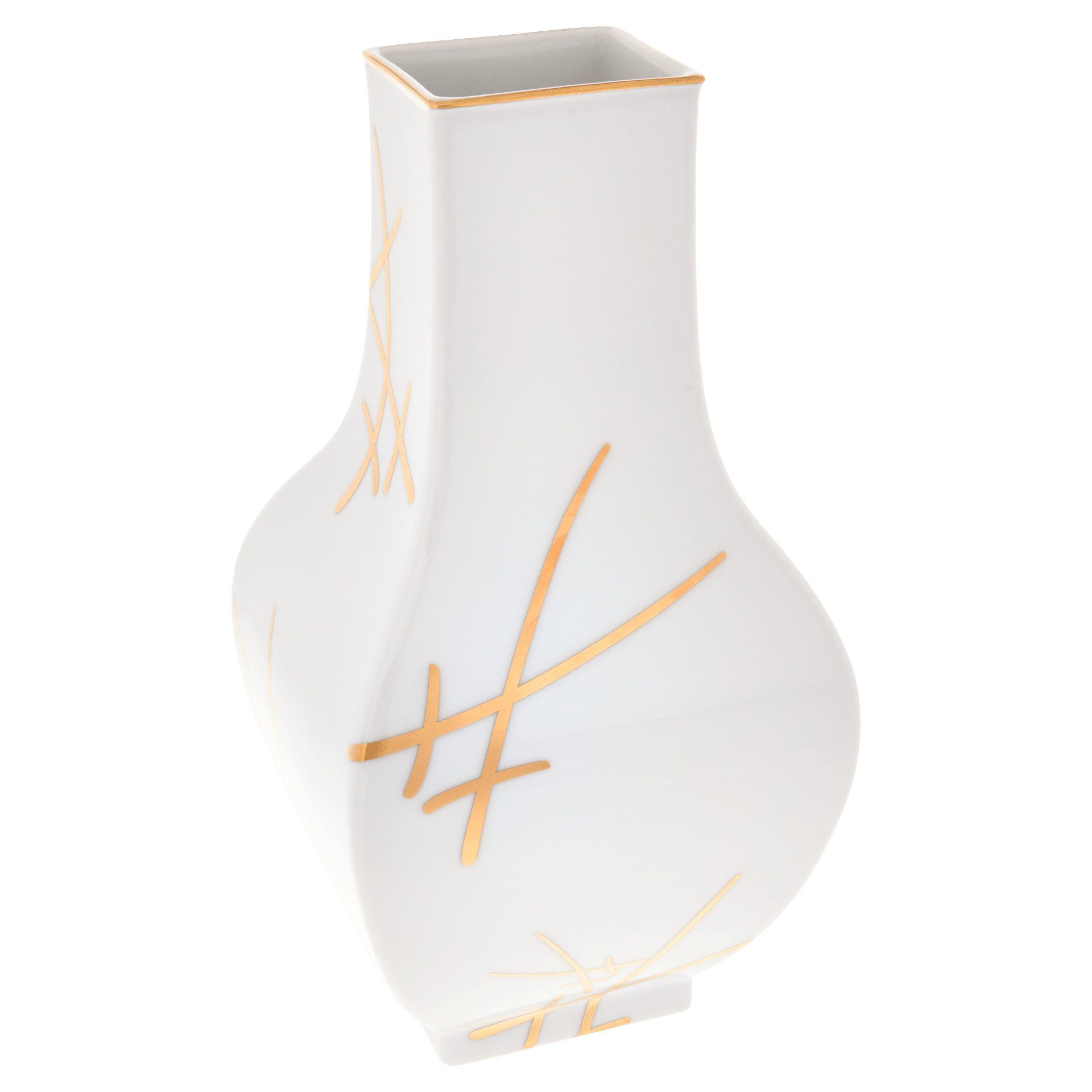 Vase, mittelgroß, Malerei 'Swords', H 25,5 cm, V 2,2 l | Meissen Vasen - Kollektion 77A042 - 50262 - Meissen Weimar