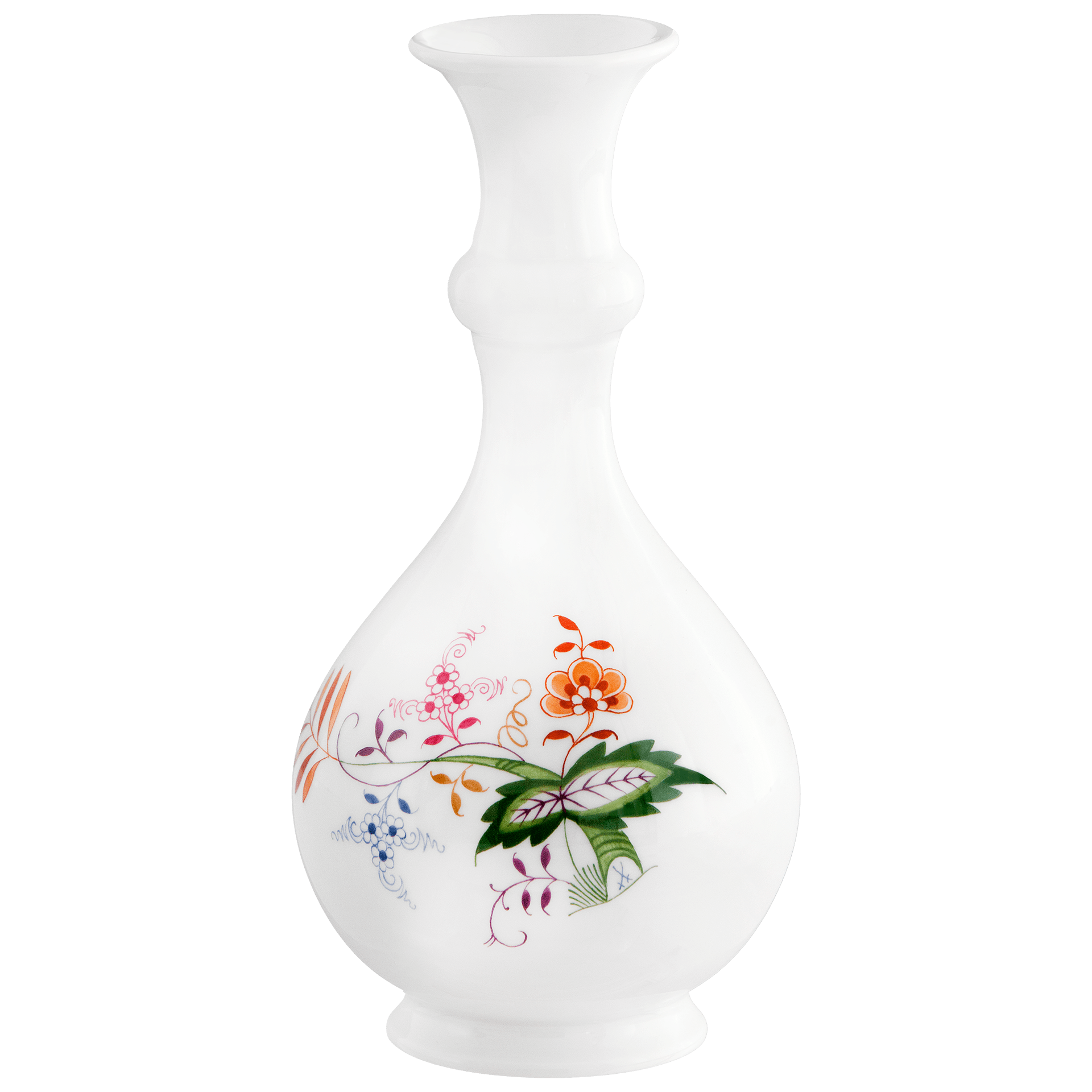 Vase, mittelgroß, Meissen - Malerei "Rainbow Zwiebelmuster, H 16 cm | Meissen Vasen - Kollektion 36A016 - 50158 - Meissen Weimar