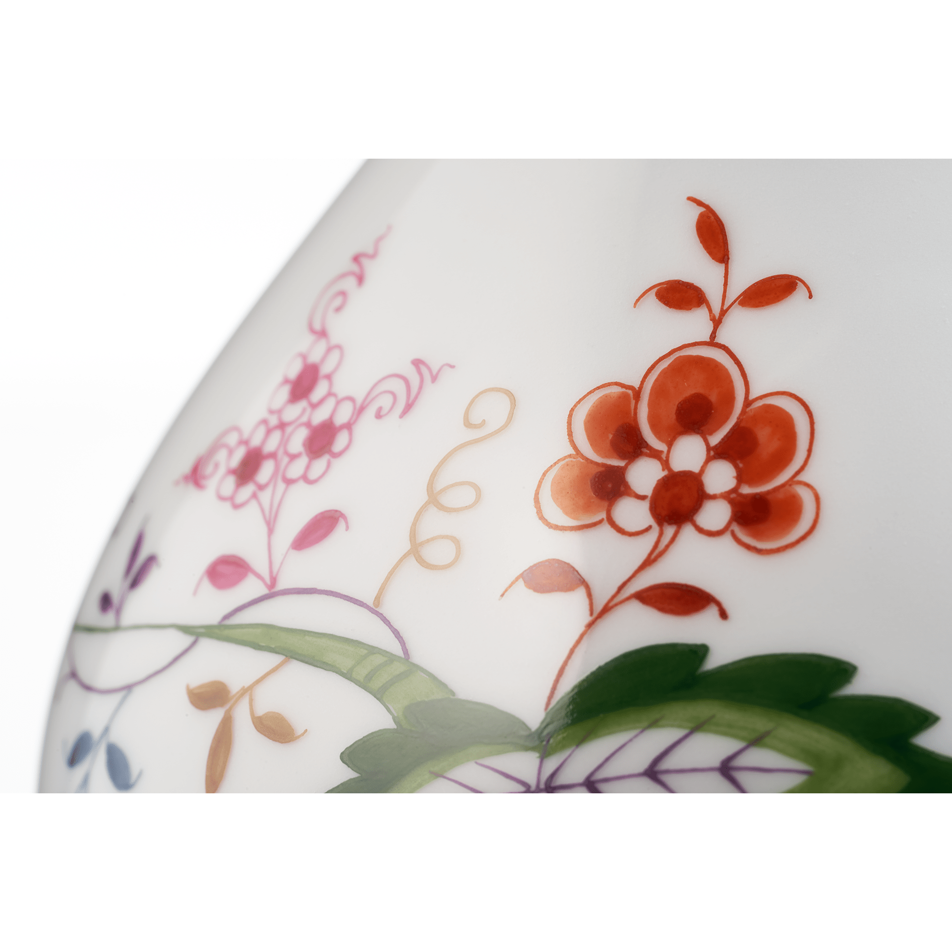 Vase, mittelgroß, Meissen - Malerei "Rainbow Zwiebelmuster, H 16 cm | Meissen Vasen - Kollektion 36A016 - 50158 - Meissen Weimar