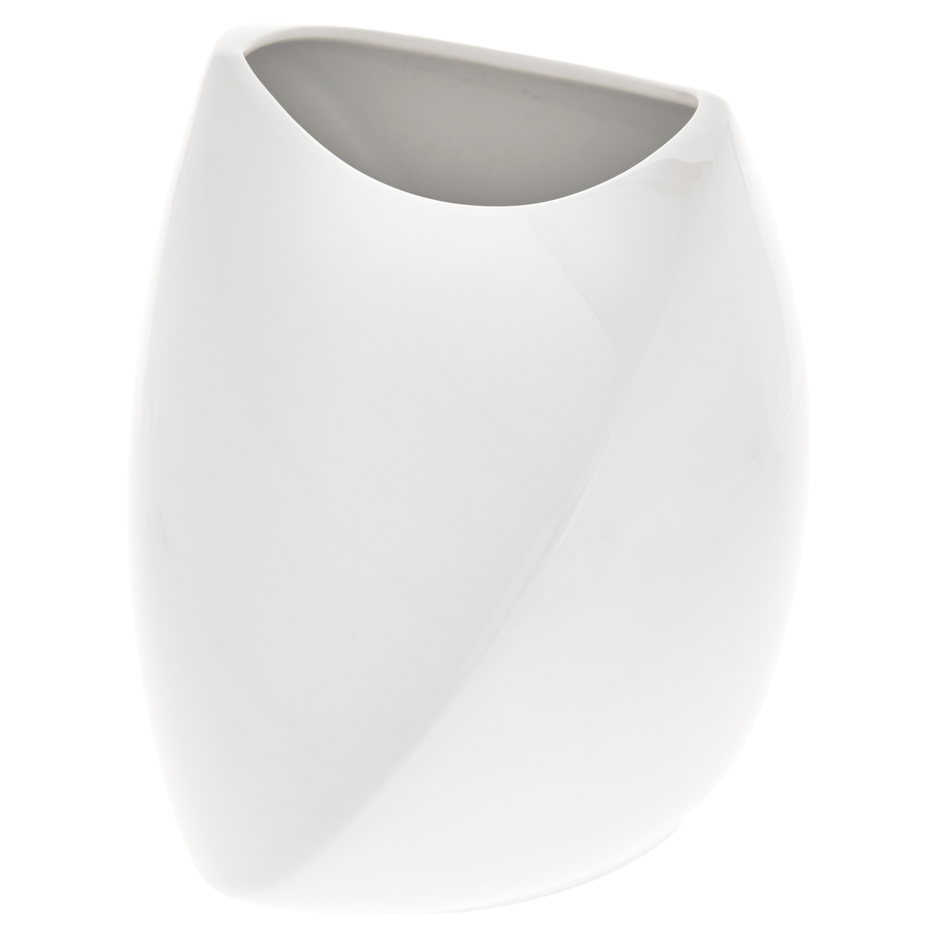 Vase, mittlere Größe, Weiß,H 17,5 cm | Vasen - Kollektion - Steinvase 000001 - 50108 - Meissen Weimar