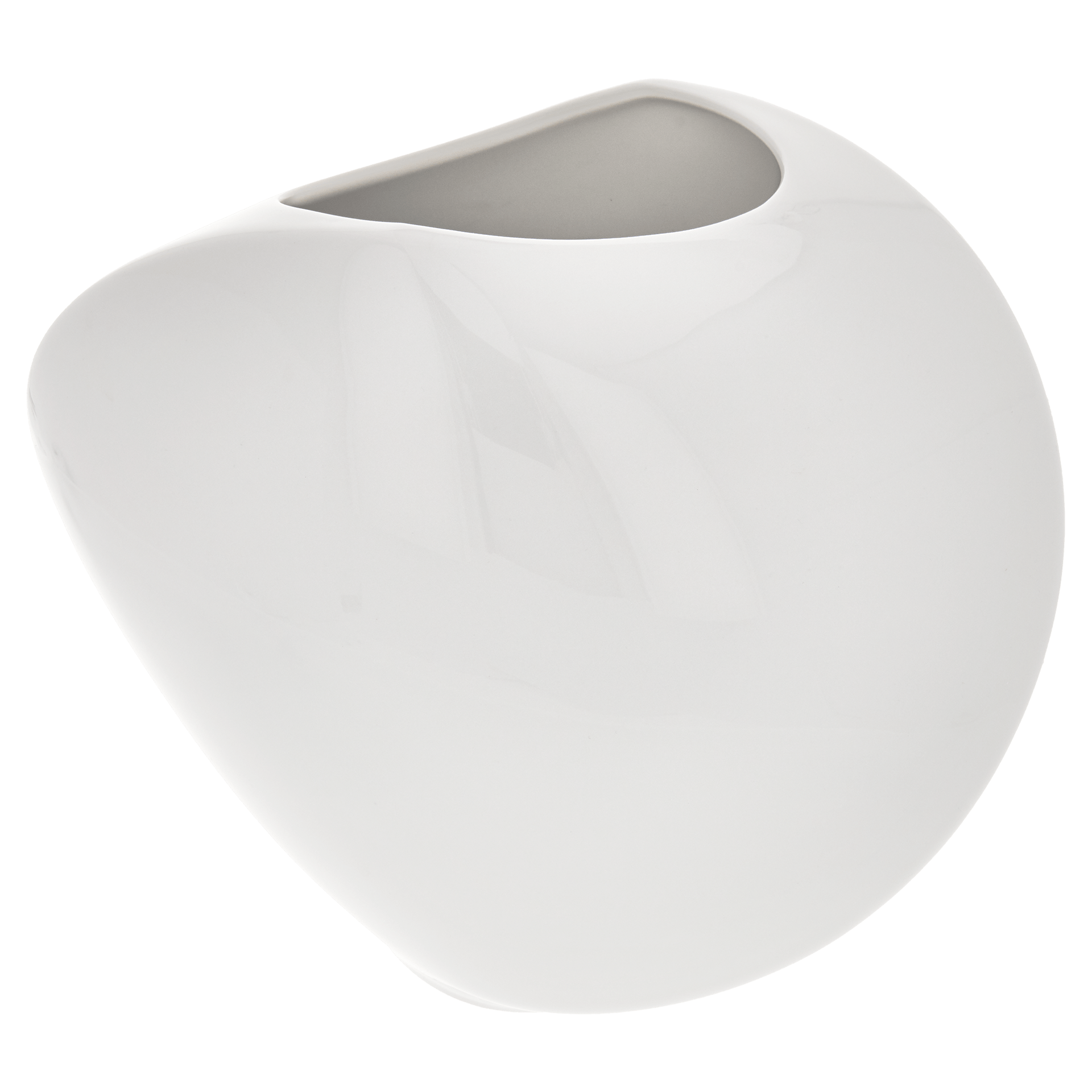 Vase, mittlere Größe, Weiß,H 17,5 cm | Vasen - Kollektion - Steinvase 000001 - 50108 - Meissen Weimar