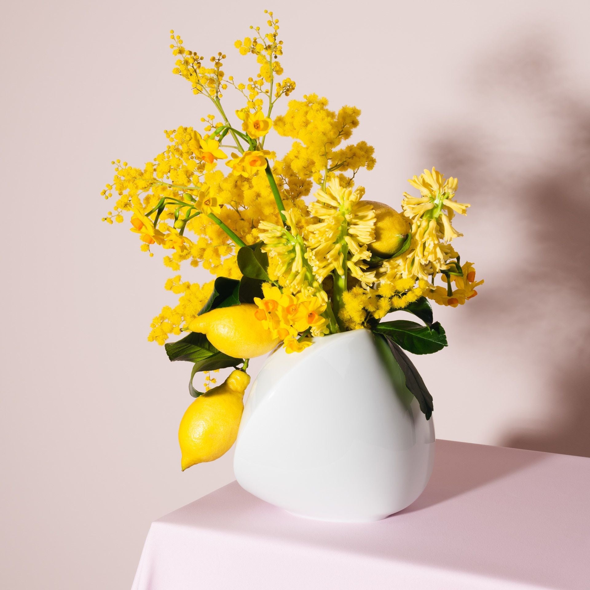 Vase, mittlere Größe, Weiß,H 17,5 cm | Vasen - Kollektion - Steinvase 000001 - 50108 - Meissen Weimar