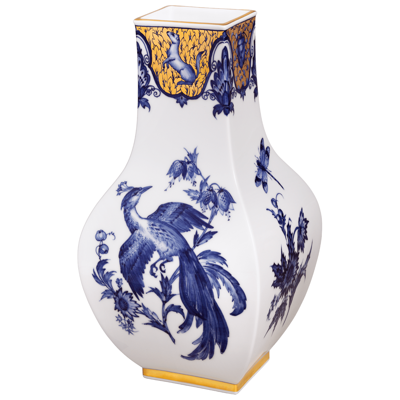 Vase Paradiesvögel, H 33 cm | Meissen Limitierte Meisterwerke 819282 - 50362 - Meissen Weimar