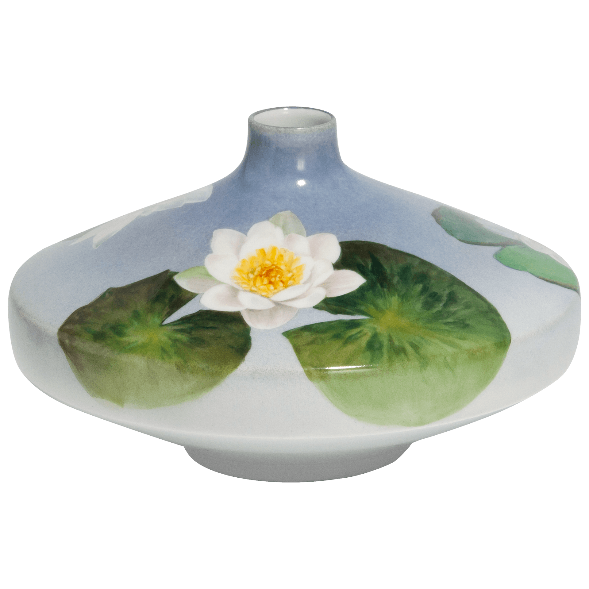 Vase, 'Seerosenteich', H 13 cm | Meissen Vasen - Kollektion 932M84 - 50557 - Meissen Weimar