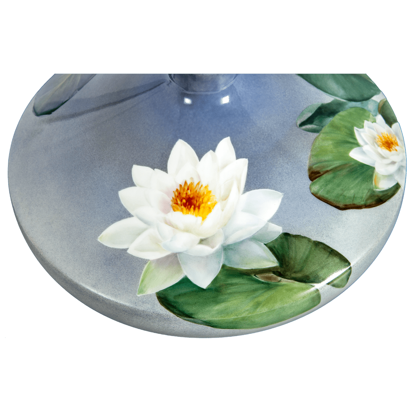 Vase Seerosenteich, H 15,5 cm | Meissen Limitierte Meisterwerke 932m84 - 50558 - Meissen Weimar