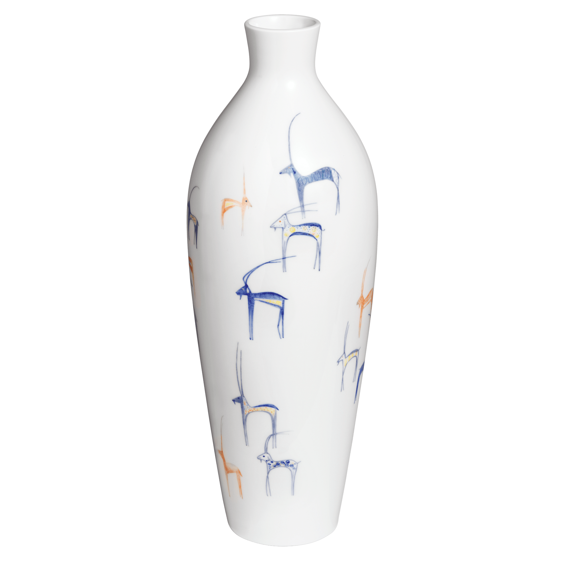 Vase "Springböcke" H 38,5 cm | Exklusiv Kollektionen 720582 - 50393 - Meissen Weimar