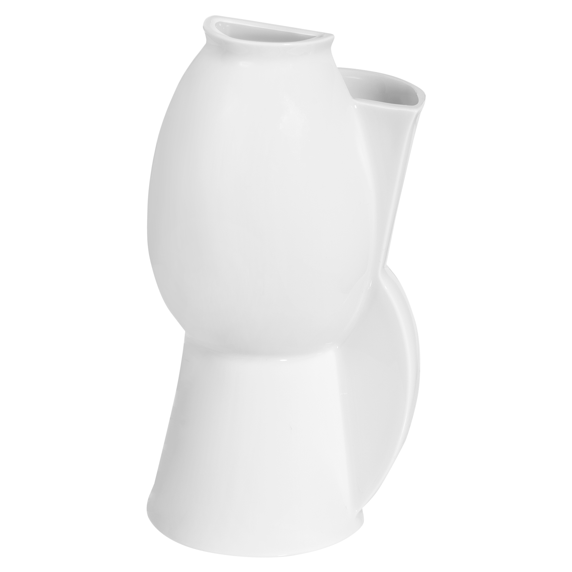 Vase "Two Sides" klein, H 16,5 cm, weiß | Meissen Vasen Kollektion 000001 - 50464 - Meissen Weimar