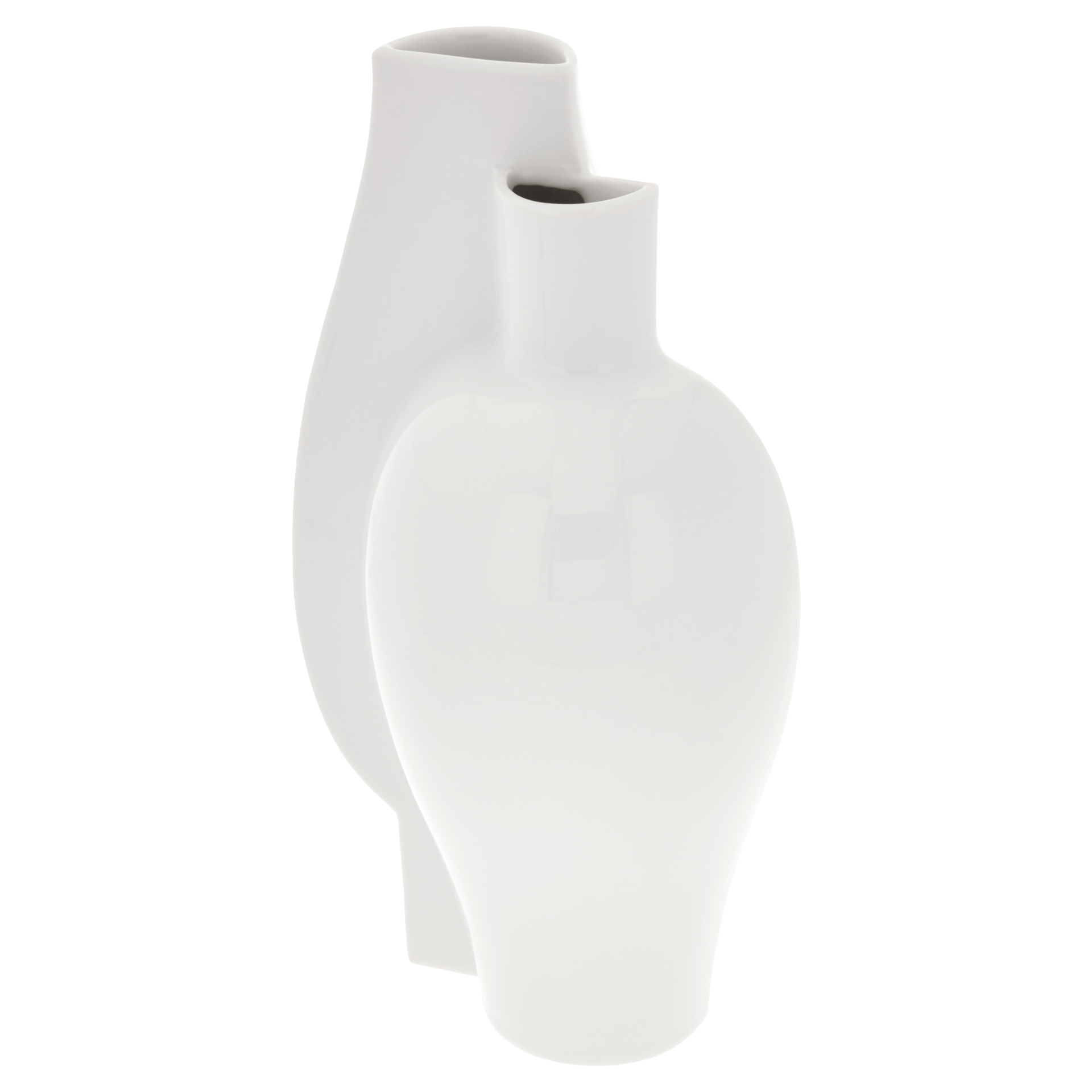 Vase "Two Sides", mittelgroß, H 21 cm, weiß | Meissen Vasen Kollektion 000001 - 50466 - Meissen Weimar