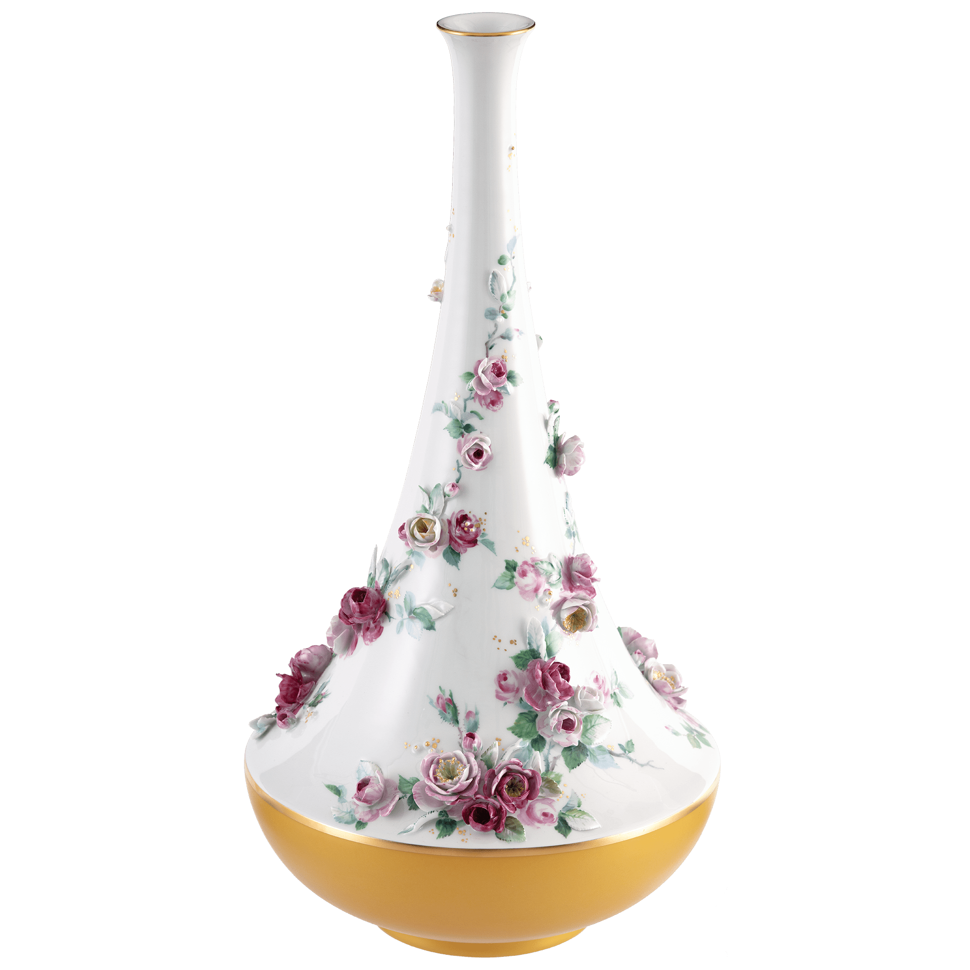 Vase Unikat H 50 cm | Meissen Unikate 63c059 - u6223 - Meissen Weimar