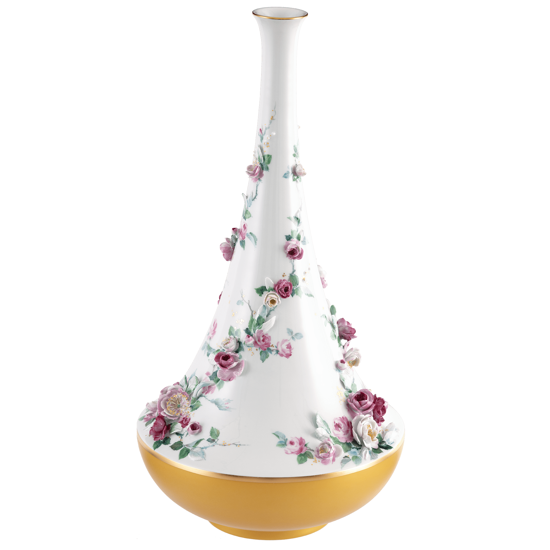 Vase Unikat H 50 cm | Meissen Unikate 63c059 - u6223 - Meissen Weimar