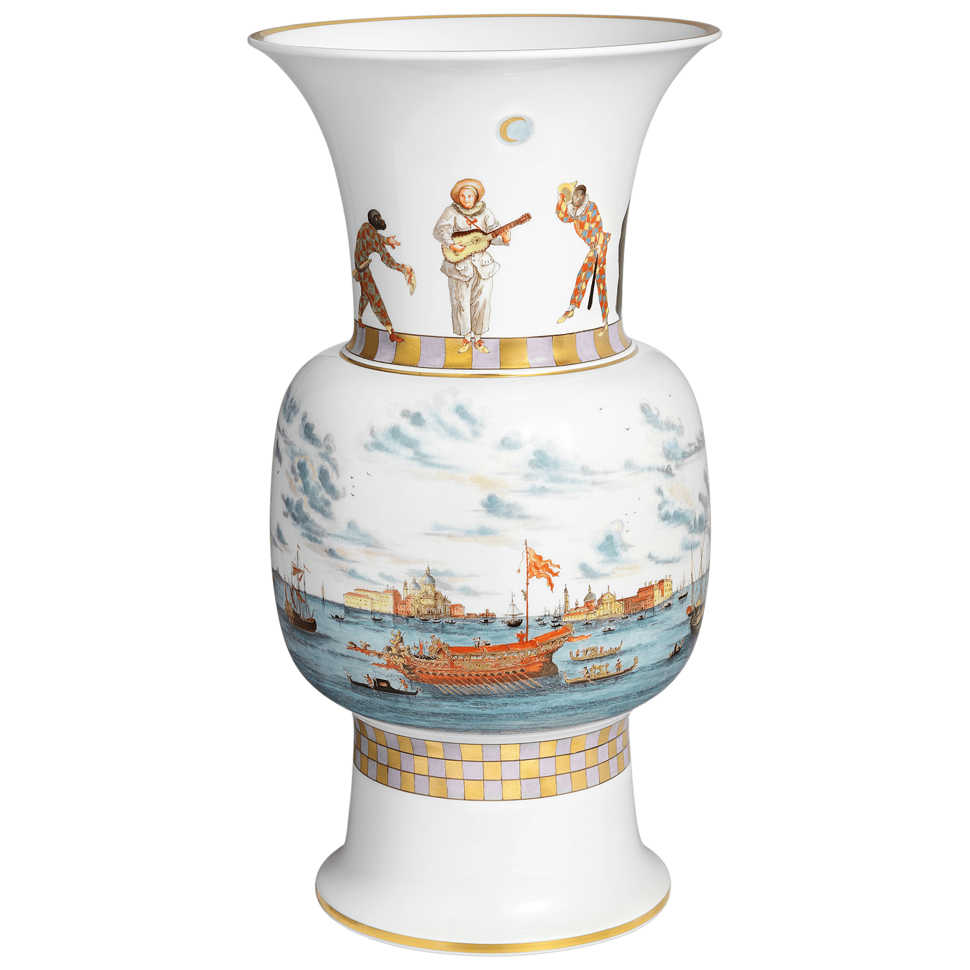 Vase Venezianische Impressionen, H 48 cm, Limitiert | Meissen Limitierte Meisterwerke 299784 - 50441 - Meissen Weimar