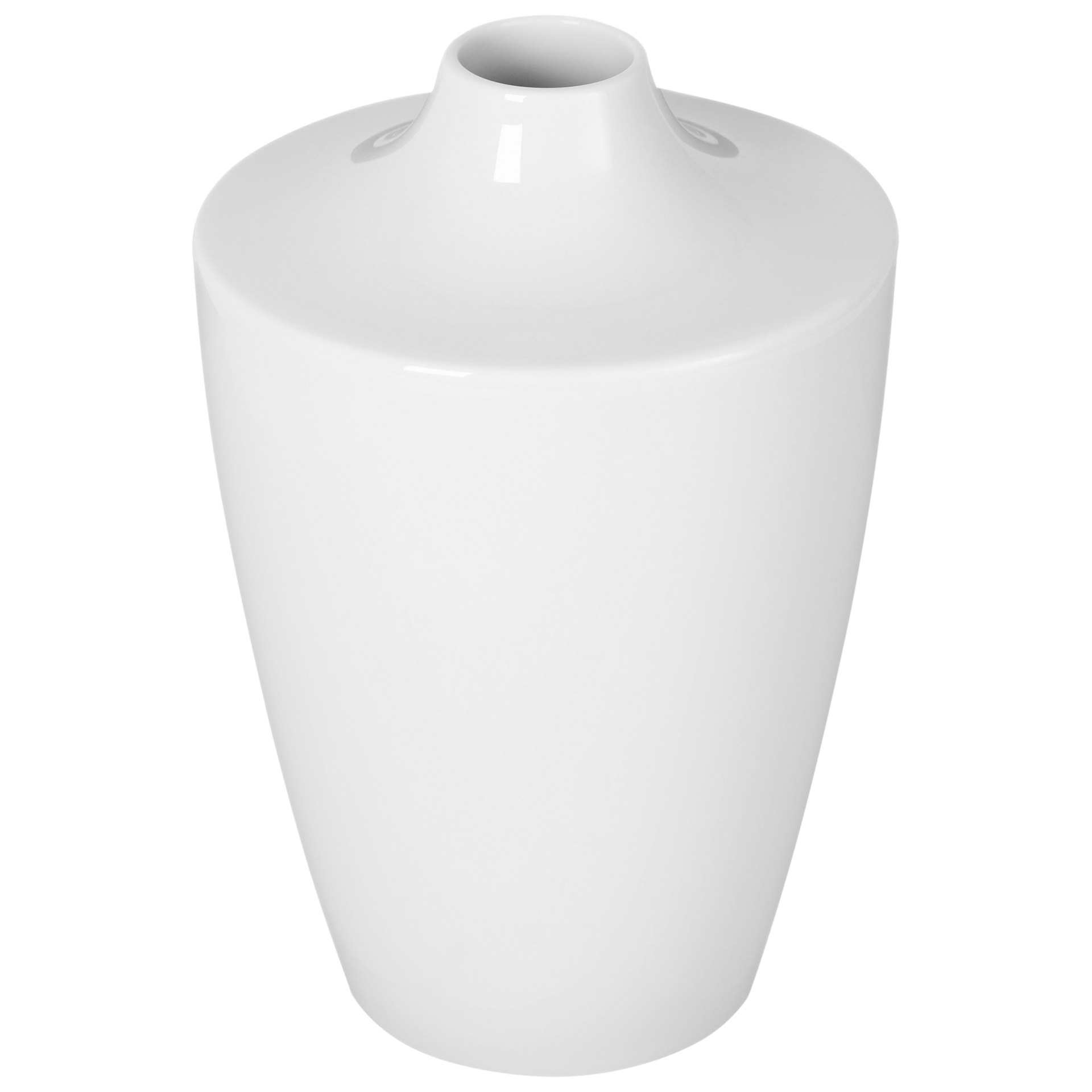 Vase, weiß, H 18 cm | Meissen Vasen - Kollektion 000001 - 50531 - Meissen Weimar