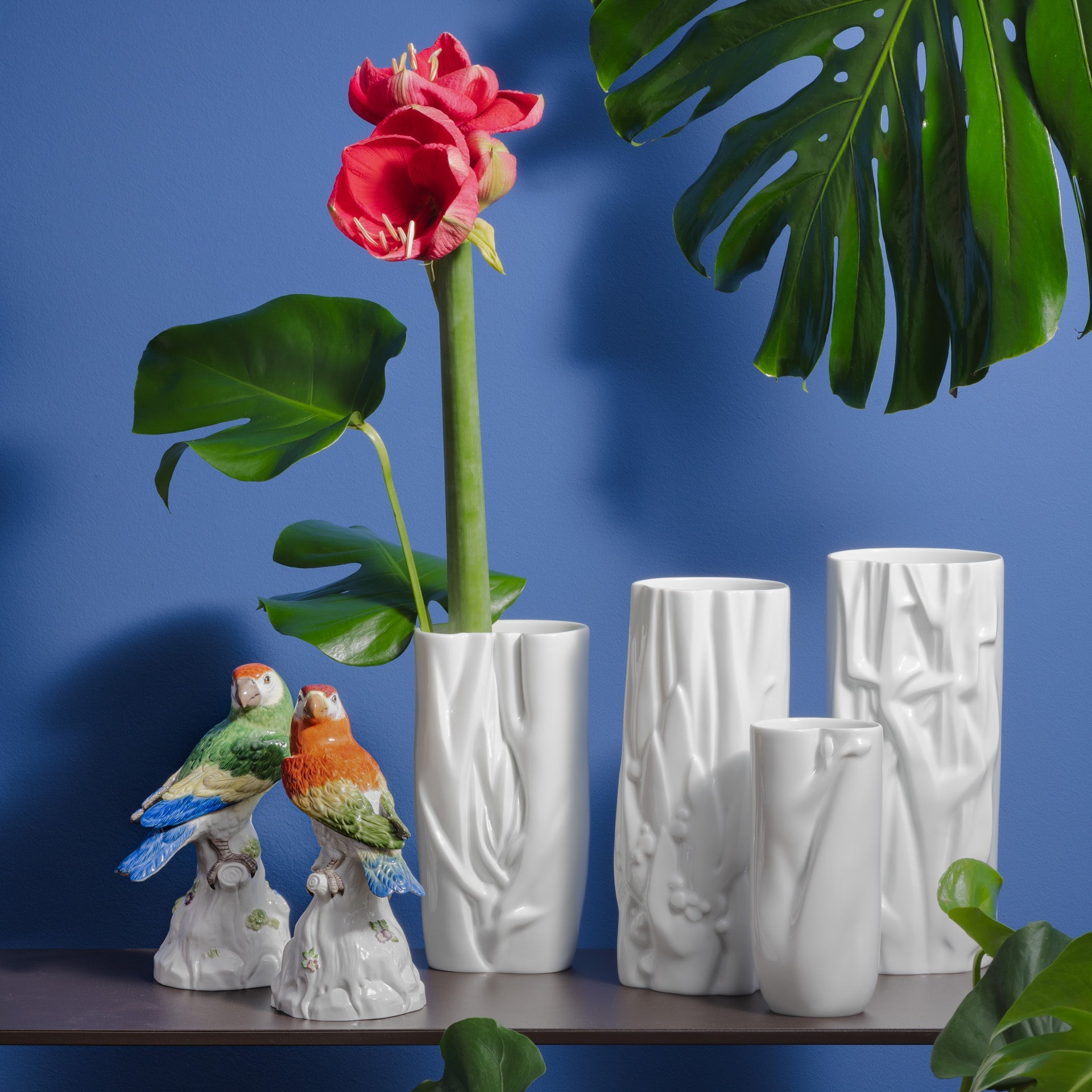 Vase Weiß H 19 cm | Meissen Vasen Kollektion 000001 - 50209 - Meissen Weimar