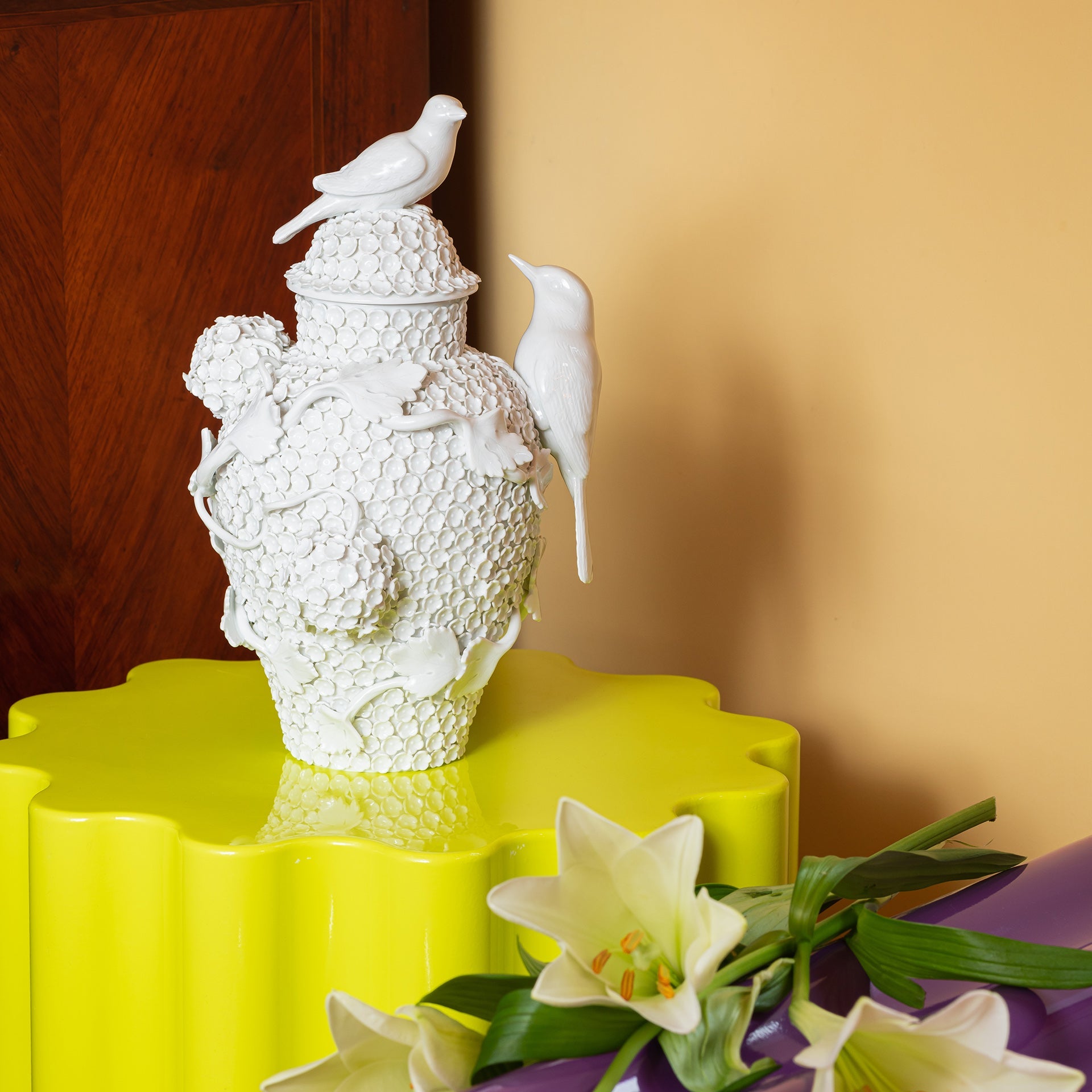 Vase, Weiß, H 29 cm | Meissen Vasen Kollektion 000001 - 82350 - Meissen Weimar
