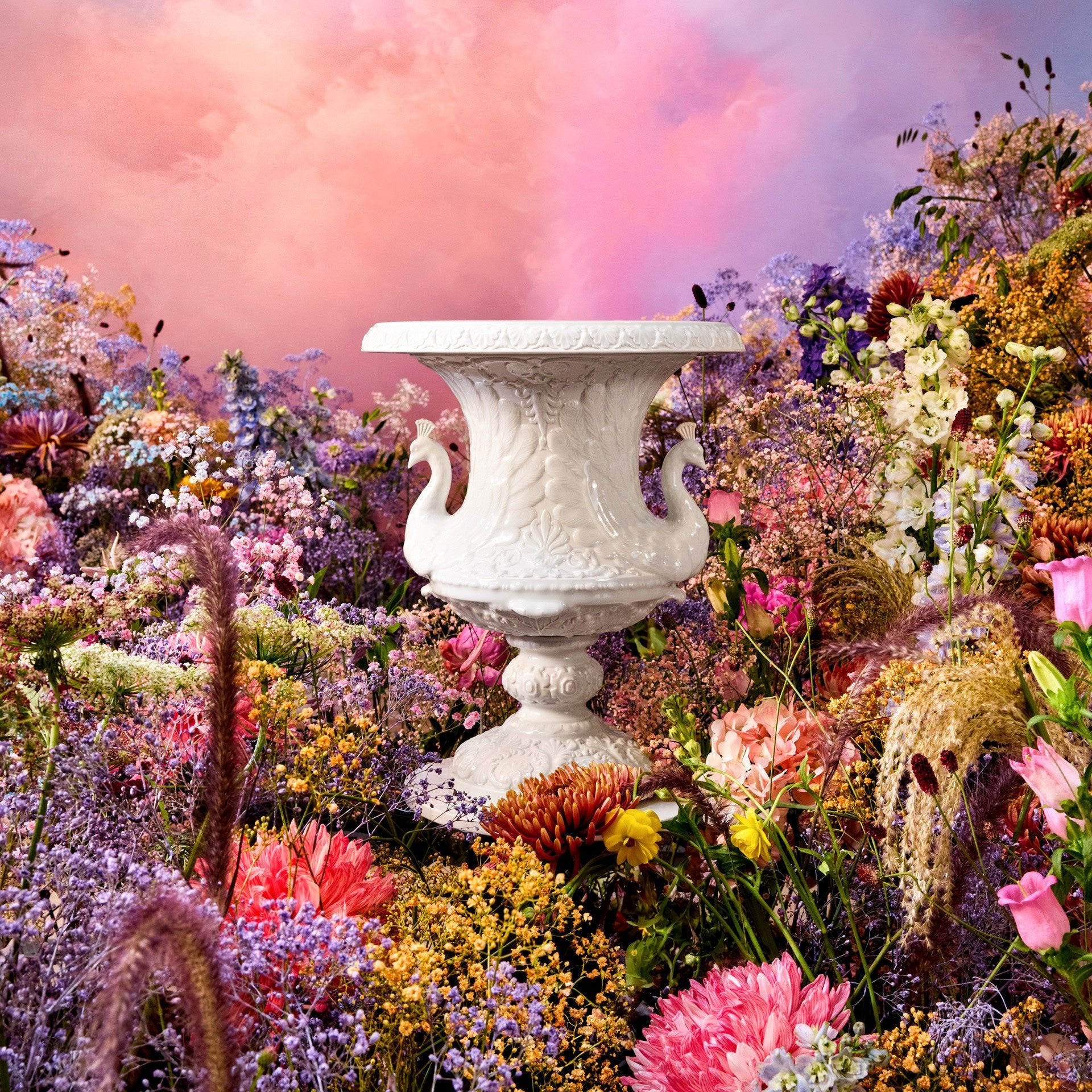 Vase, Weiß, H 36 cm | Meissen Vasen Kollektion 000001-50m73 - Meissen Weimar