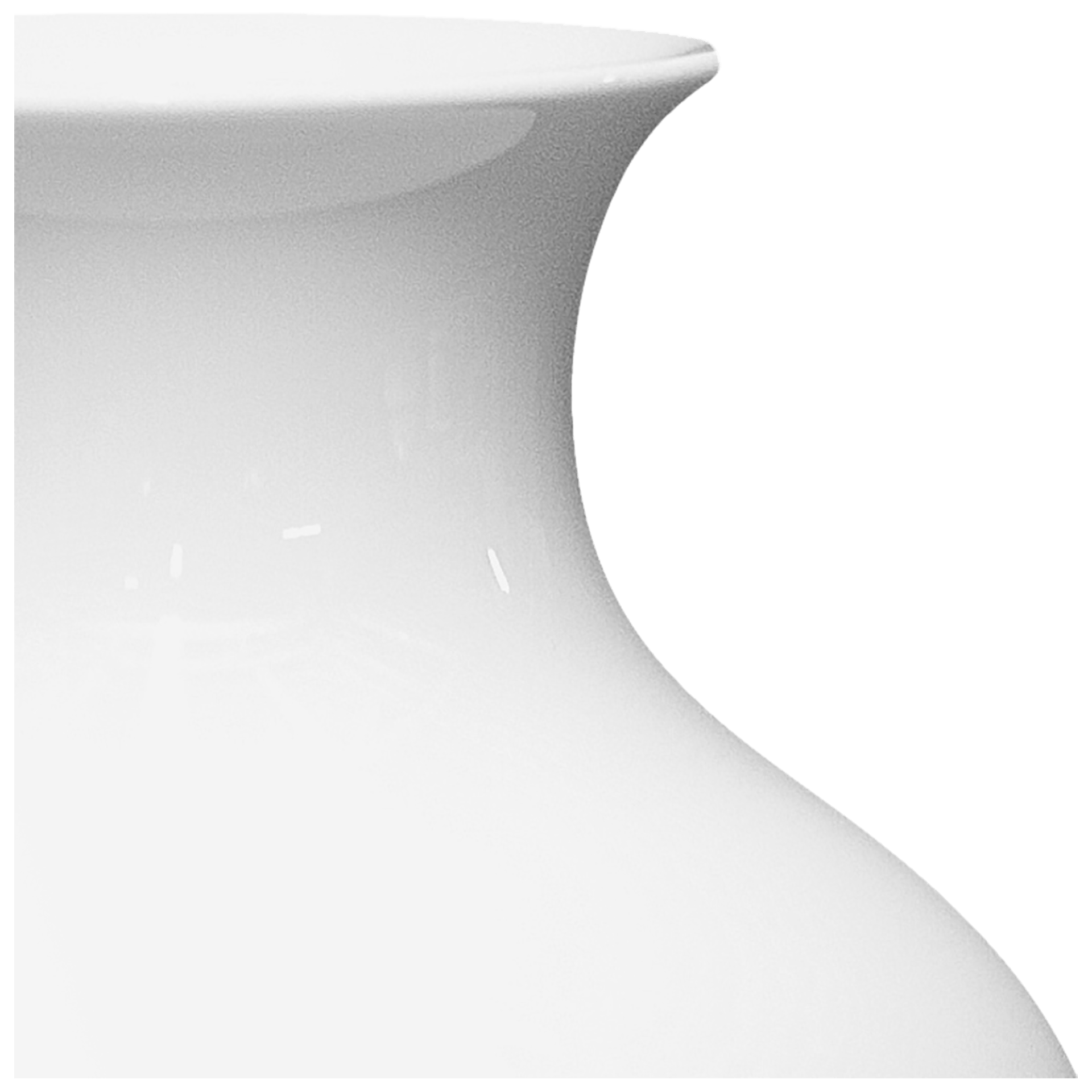 Vase, Weiß, H 47 cm | Meissen Vasen Kollektion 000001 - 50436 - Meissen Weimar