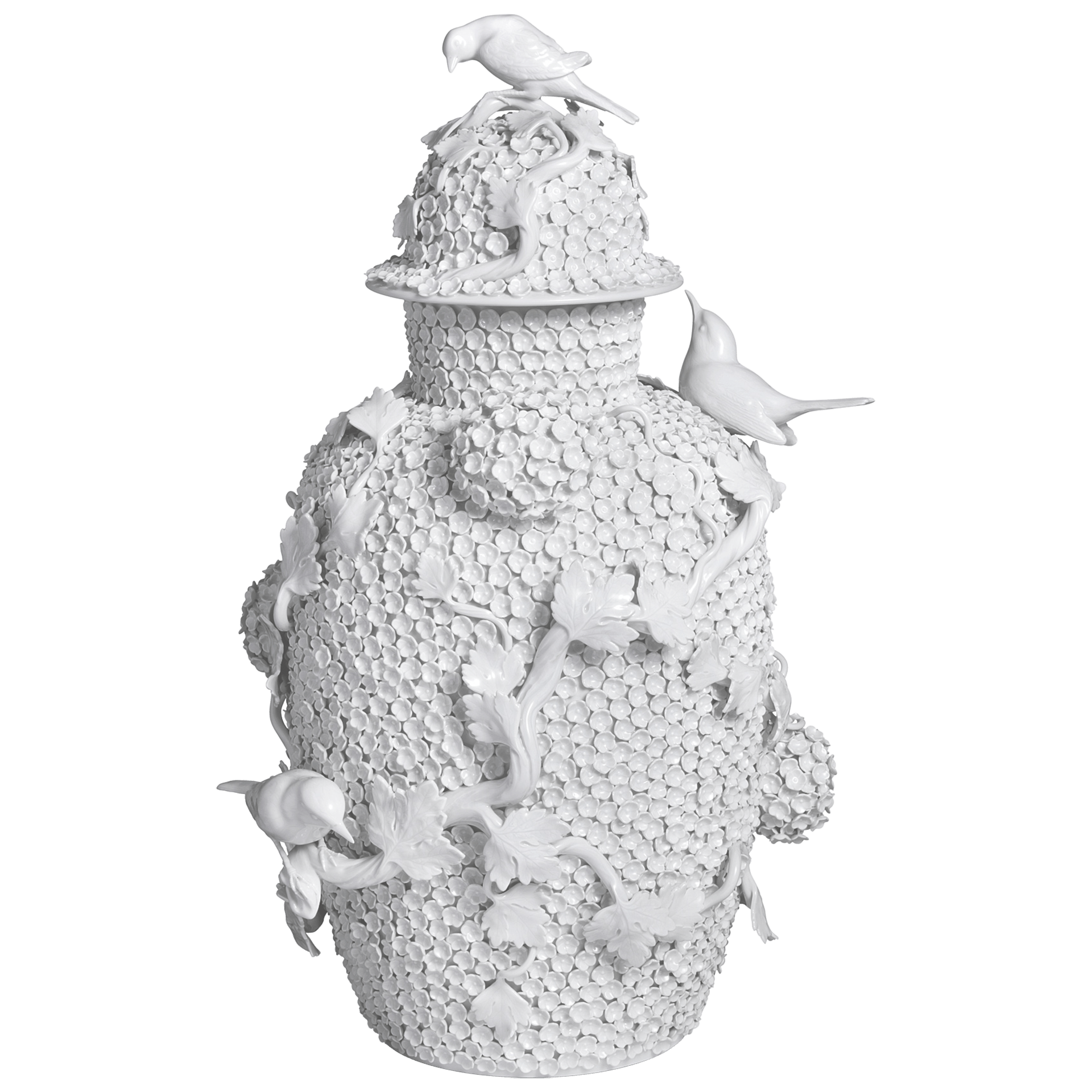 Vase Weiß H 53 cm | Meissen Exklusiv - Kollektion 000080 - 82351 - Meissen Weimar