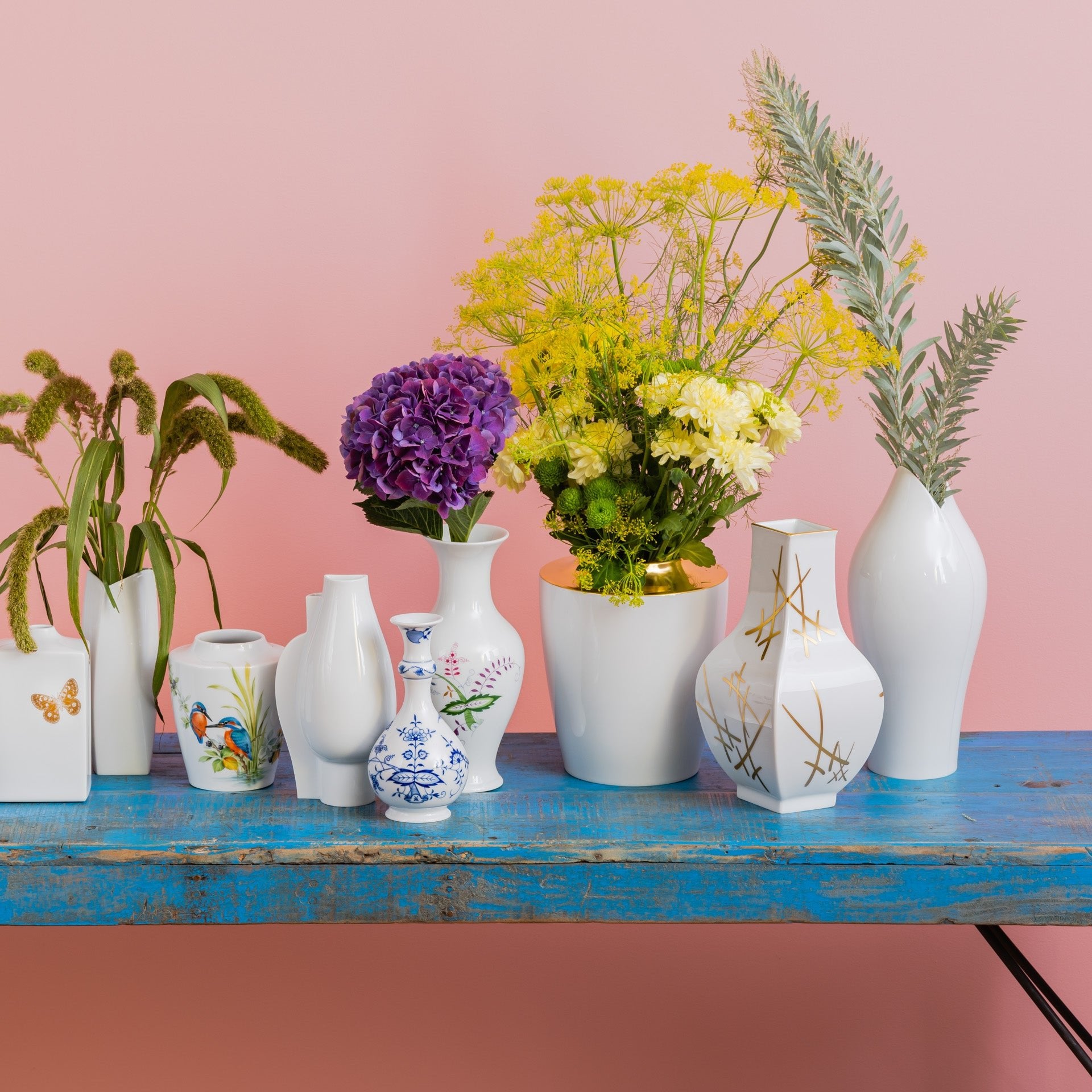 Vase Zwiebelmuster H 16 cm | Meissen Neuer Ausschnitt 800101 - 50158 - Meissen Weimar