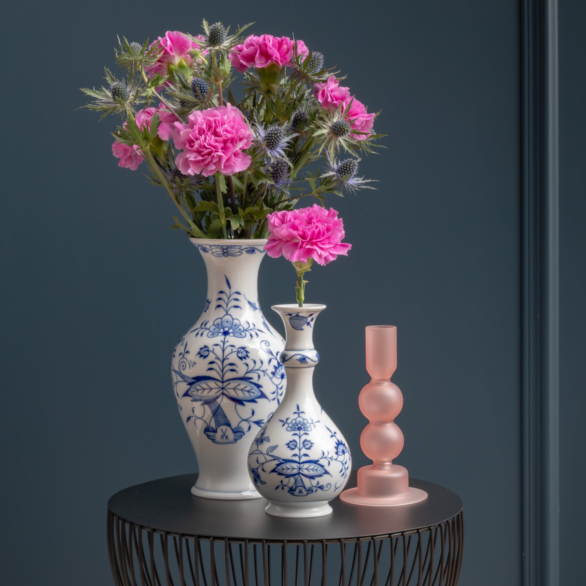 Vase Zwiebelmuster H 16 cm | Meissen Neuer Ausschnitt 800101 - 50158 - Meissen Weimar