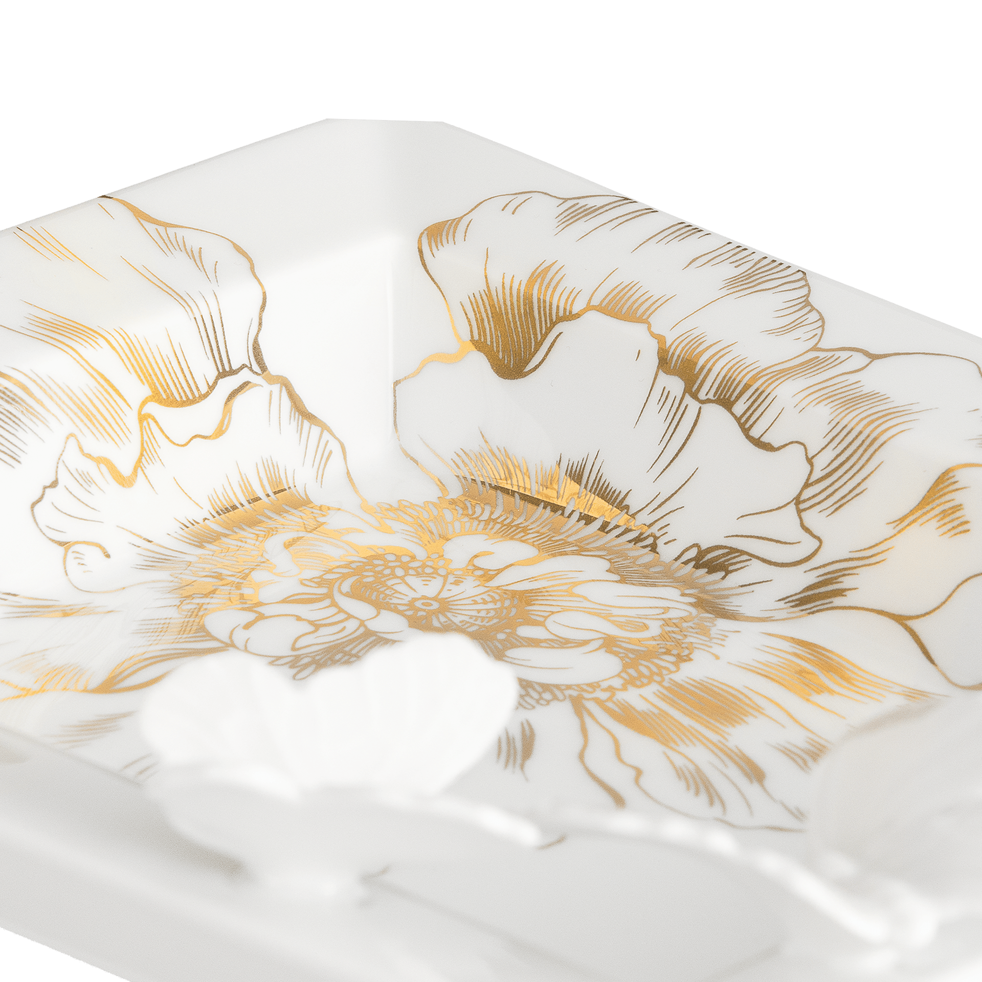 Vide - Poche, "Butterfly Collection", groß, "Giant Bloom Gold", 21 x 18 cm | Meissen Butterfly Collection 79A830 - 53280 - Meissen Weimar