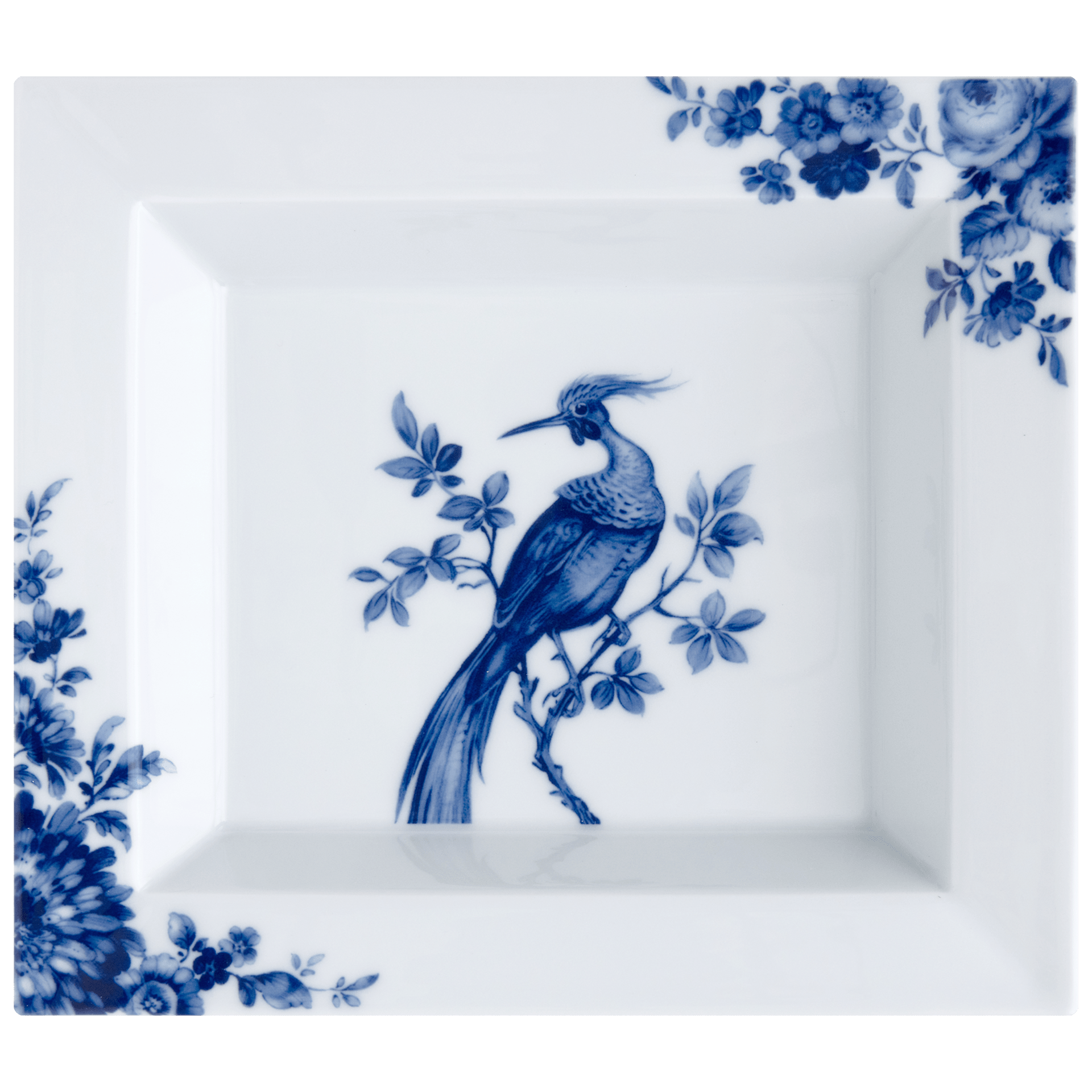 Vide - Poche, groß, 'Blue Bird', 21 x 18,5 cm | The Meissen Vide Poche Collection - Schalen - Set im Geschenkkarton 79A460 - 53274 - Meissen Weimar